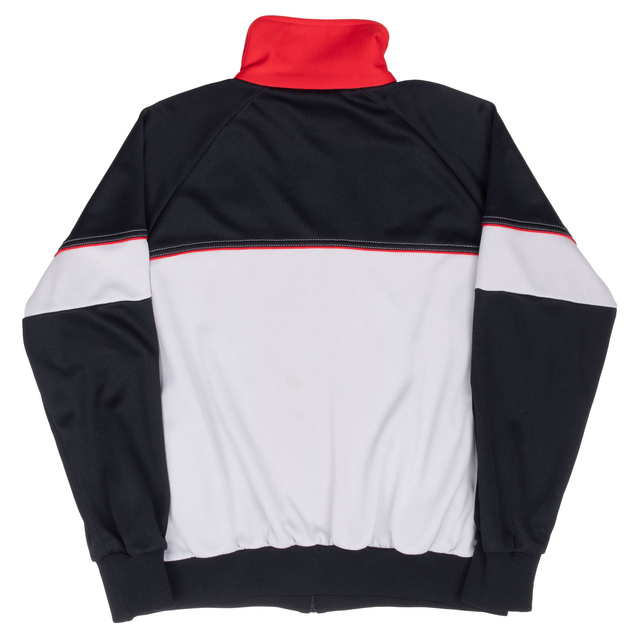 Vintage Nike Swoosh Black Grey Tracksuit Jacket Early 1980S Size Large