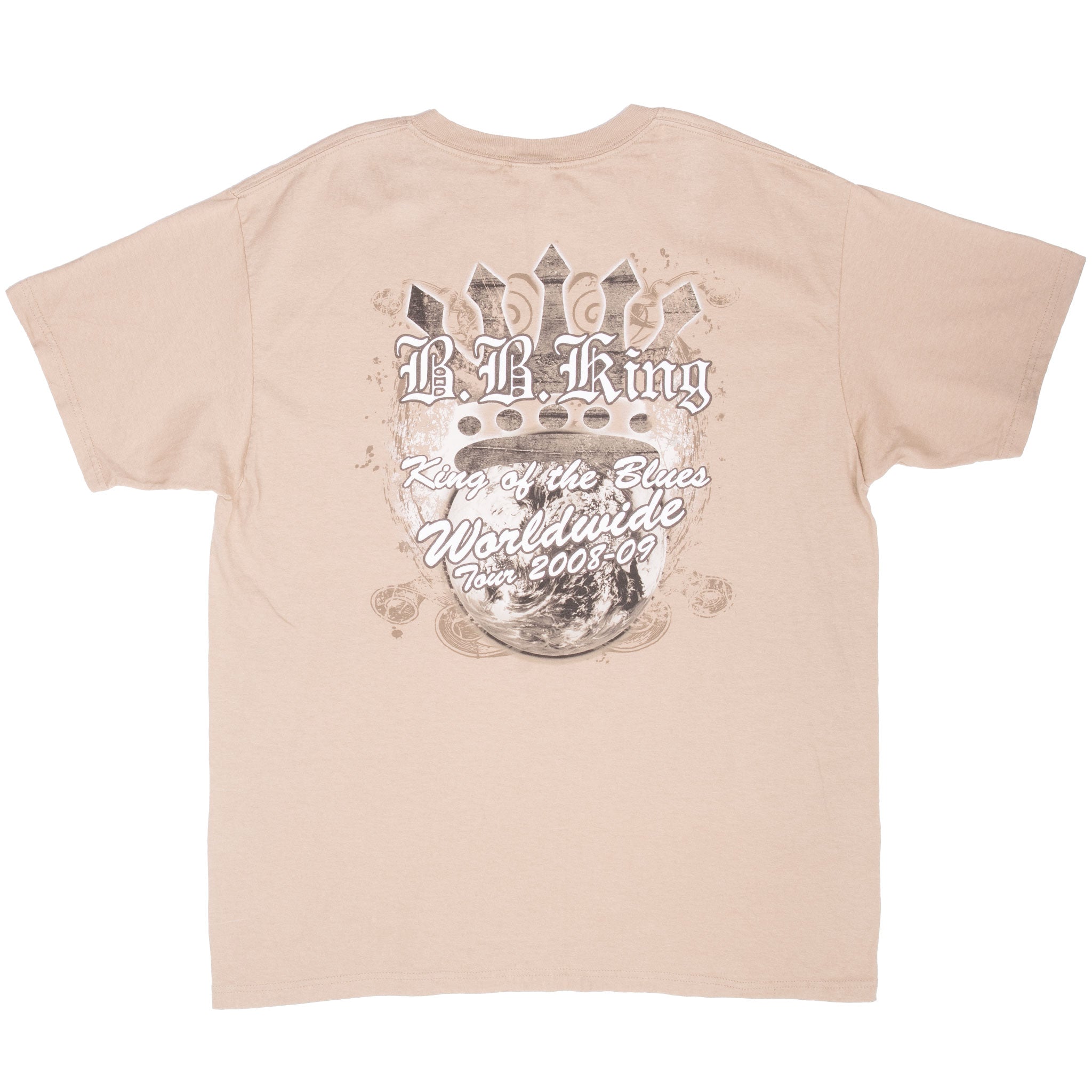 Vintage Bb King World Tour 2009 Tee Shirt Size XL