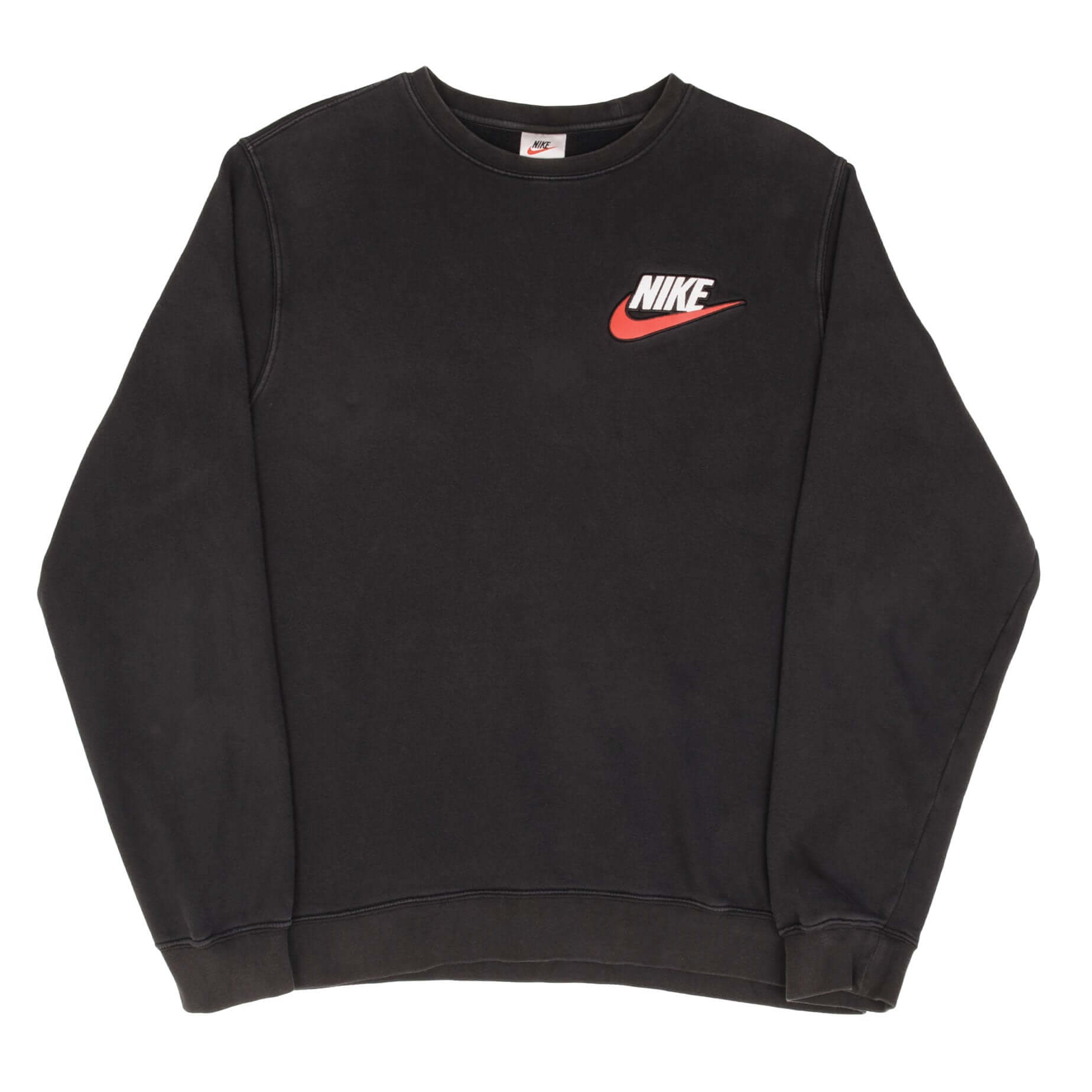 Vintage Nike X Supreme Fw18 Black Crewneck Sweatshirt Size Medium