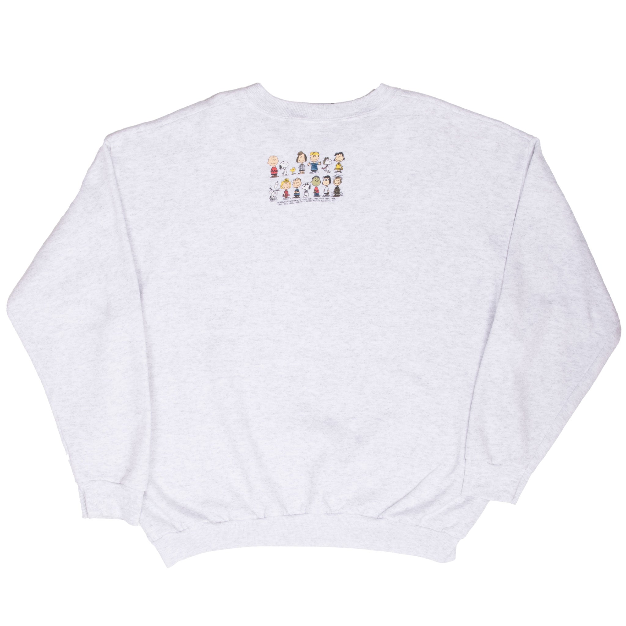 Vintage Snoopy Woodstock You Can Never Have Too Many Friends Sweatshirt 1990S Size XL Made In Usa