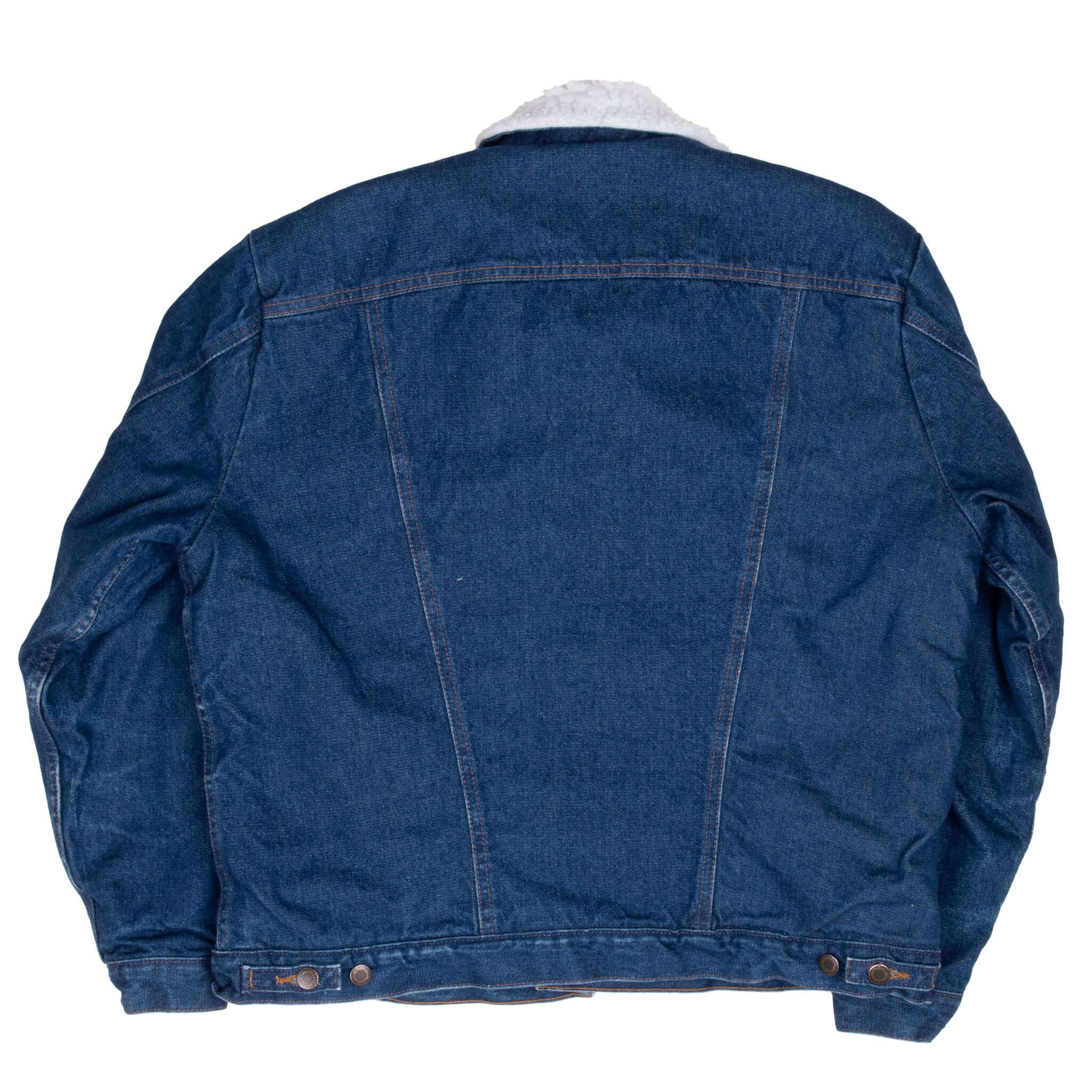 Vintage Wrangler Sherpa Liner Denim Trucker Jacket 1970S Size Large
