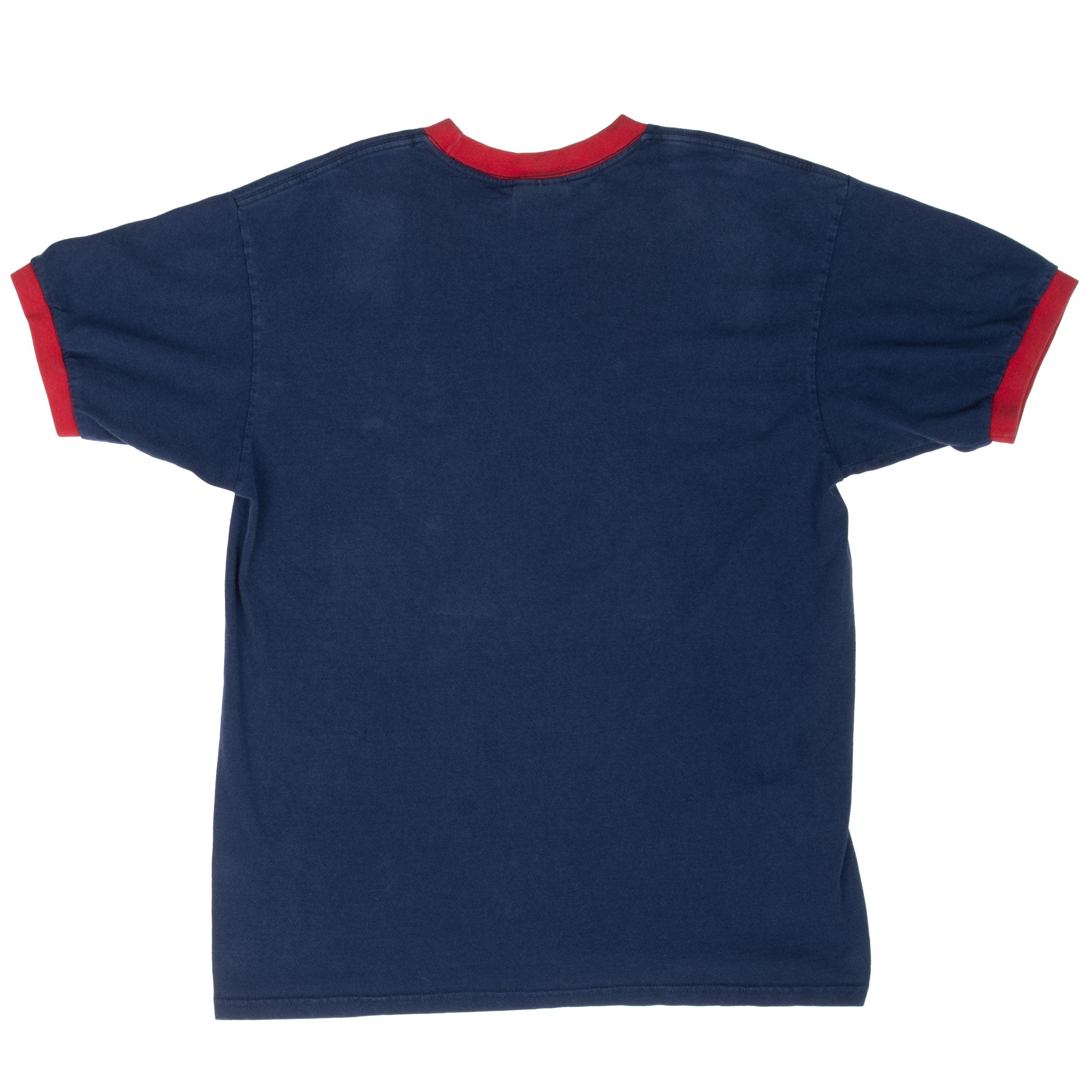 VINTAGE NIKE MLB BOSTON RED SOX CENTER SWOOSH RINGER TEE SHIRT 2006 MEDIUM