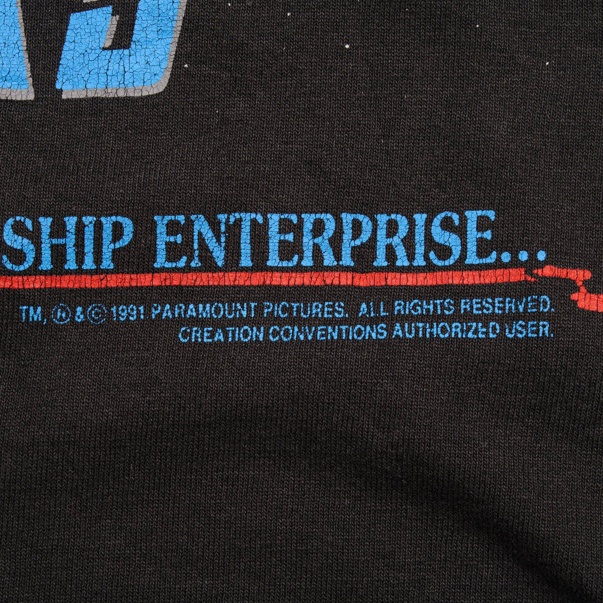 VINTAGE STAR TREK 25TH ANNIVERSARY TEE SHIRT 1991 SIZE MEDIUM MADE IN USA