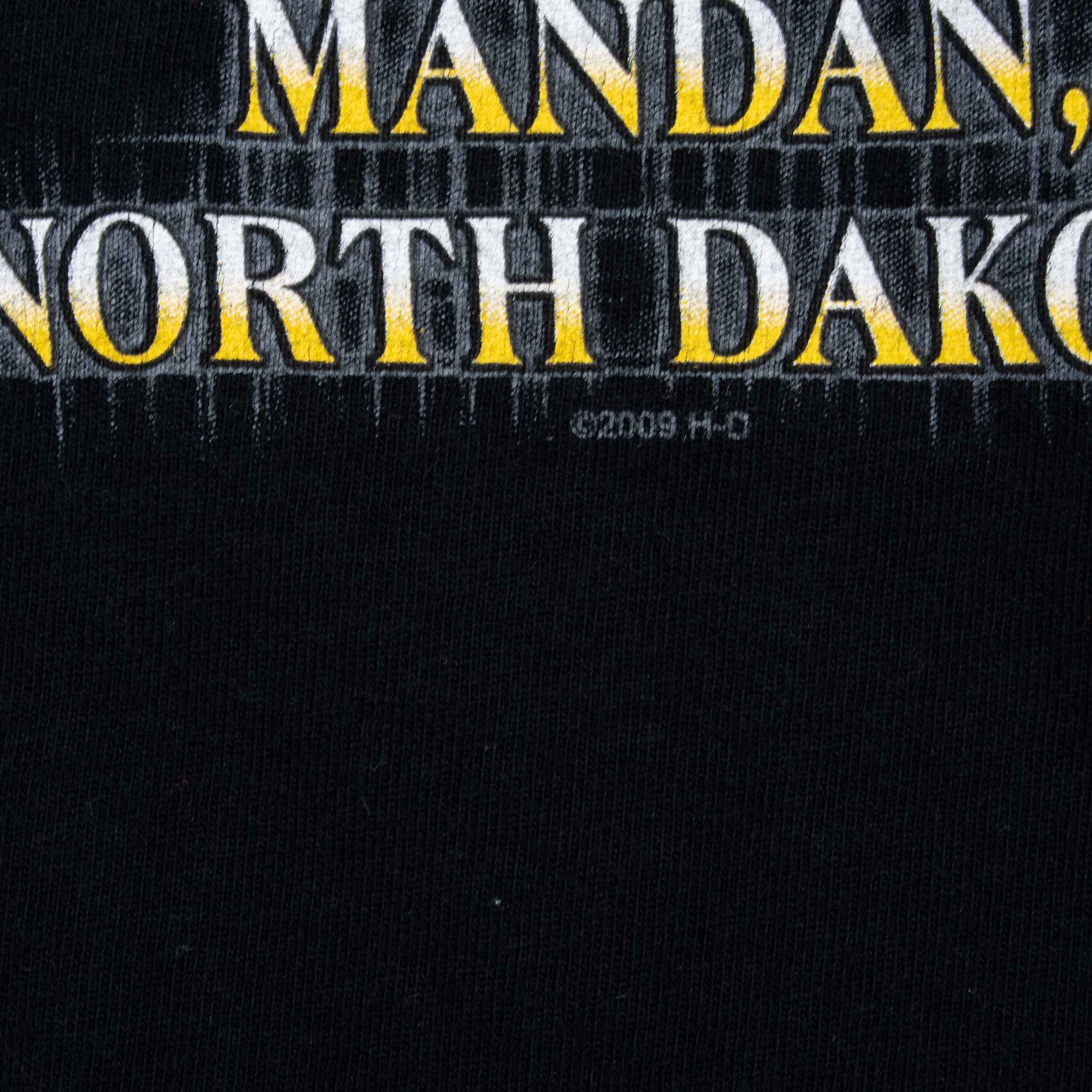 Vintage Harley Davidson Mandan North Dakota Wolf Long Sleeve Tee Shirt 2009 Size XL