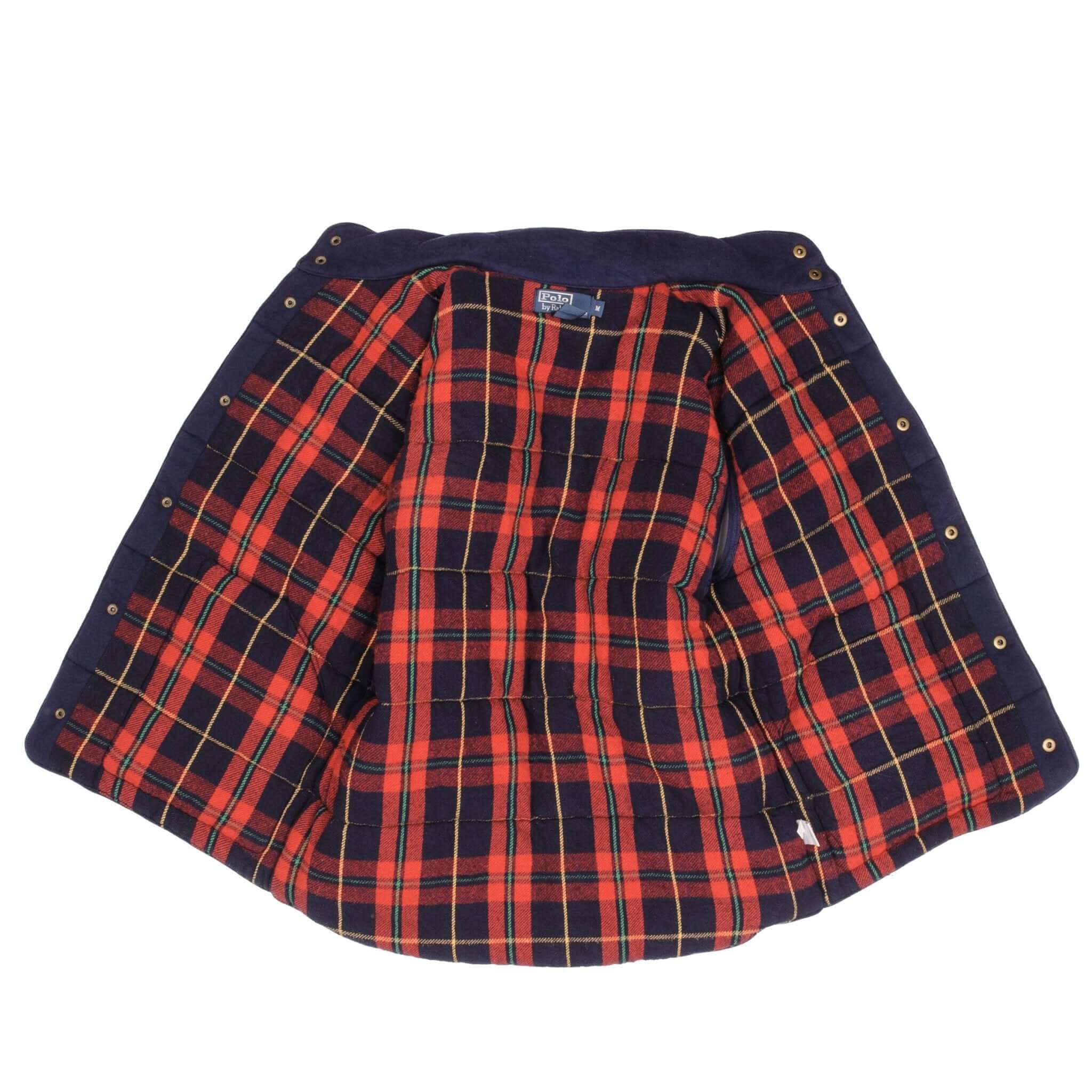 Vintage Polo Ralph Lauren 90s Sleeveless Vest Jacket Size Medium