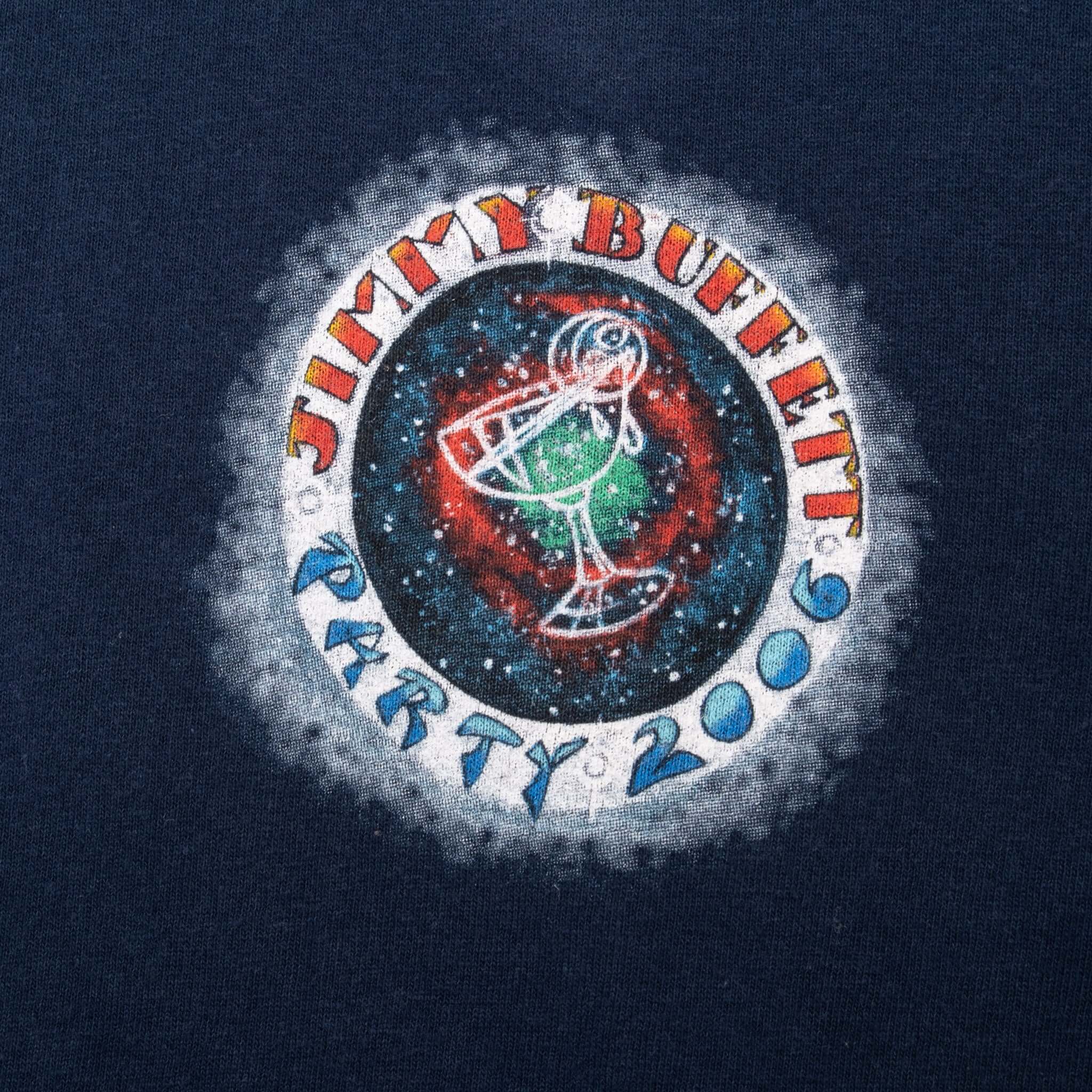 Vintage Jimmy Buffett Party At The End Of The World 2006 Long Sleeve Tee Shirt Size Small
