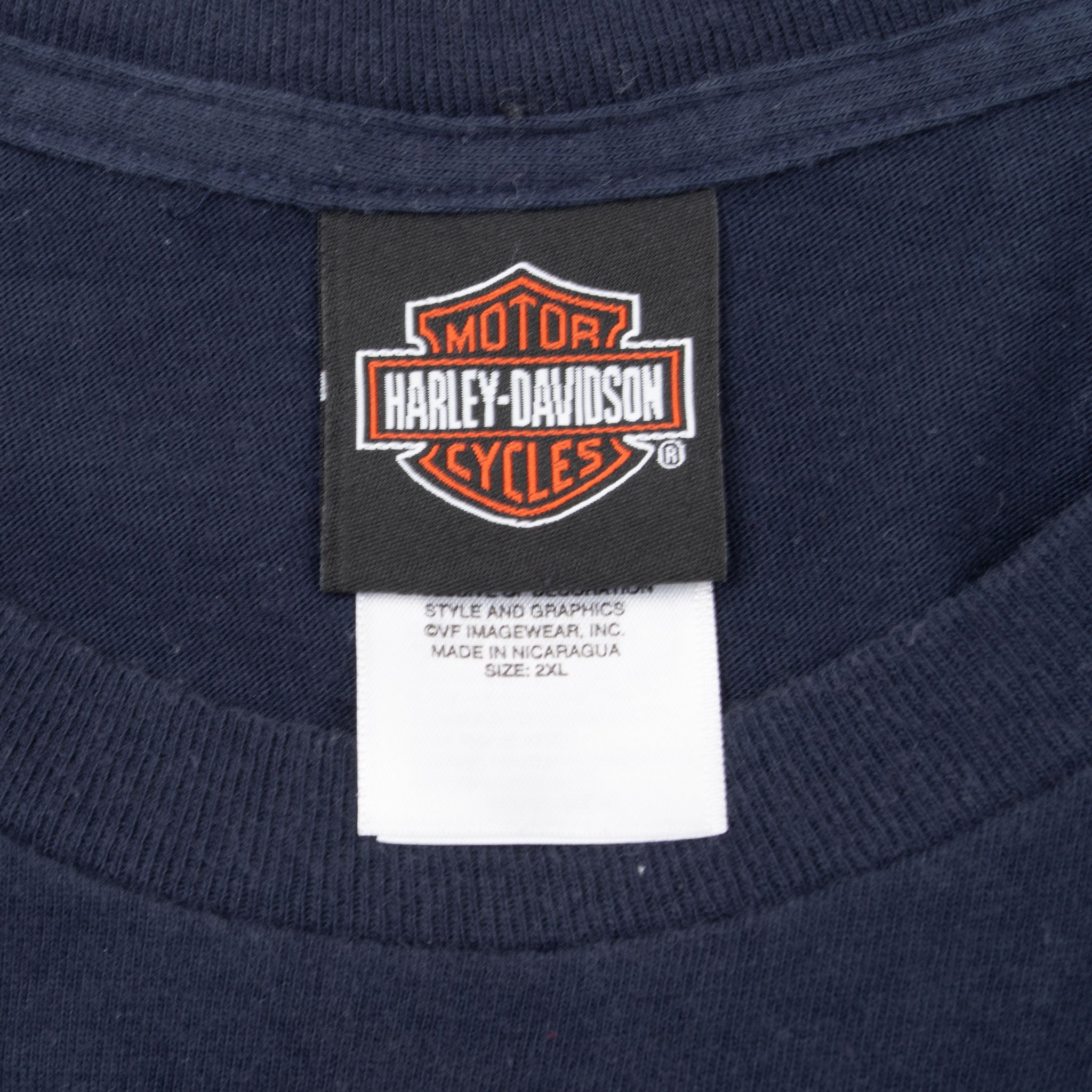 Vintage Harley Davidson Casper Wyoming Pocket Tee Shirt Size 2XL