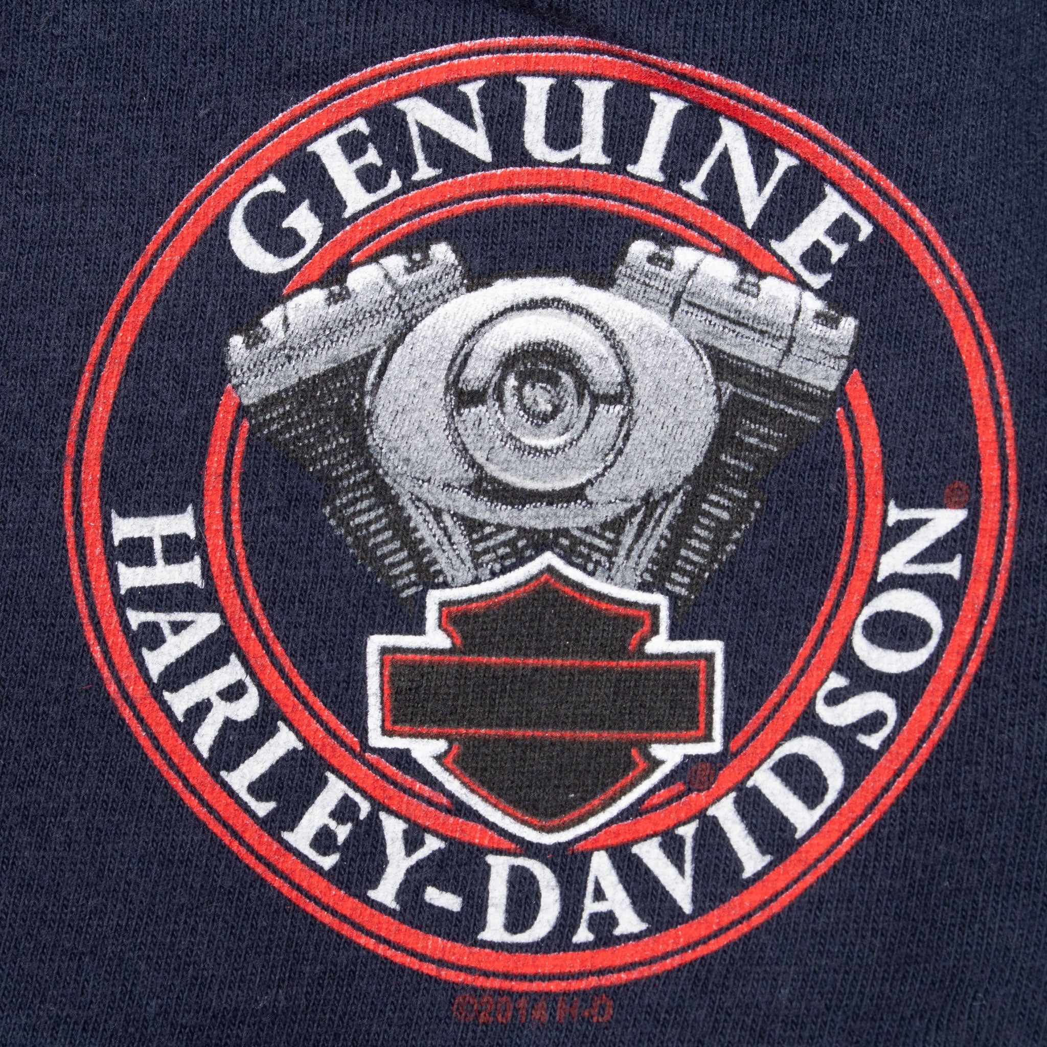 Vintage Harley Davidson Casper Wyoming Pocket Tee Shirt Size 2XL