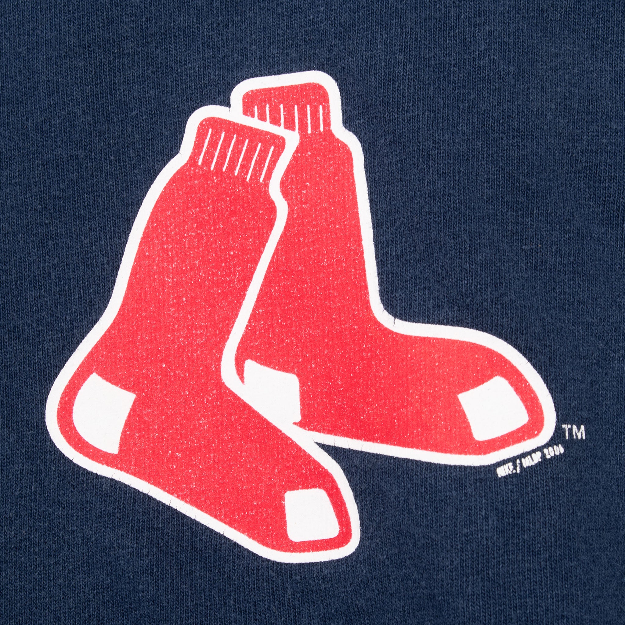 VINTAGE NIKE MLB BOSTON RED SOX CENTER SWOOSH RINGER TEE SHIRT 2006 MEDIUM