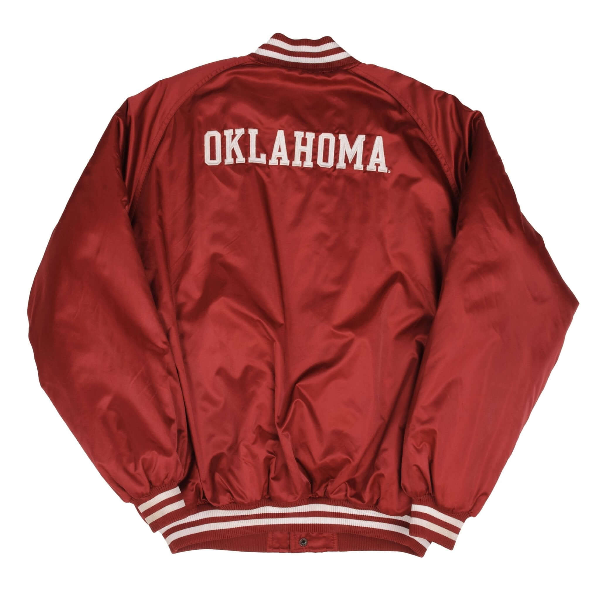 Vintage Nike Ncaa Oklahoma University Sateen Varsity Jacket 2000S Size XL