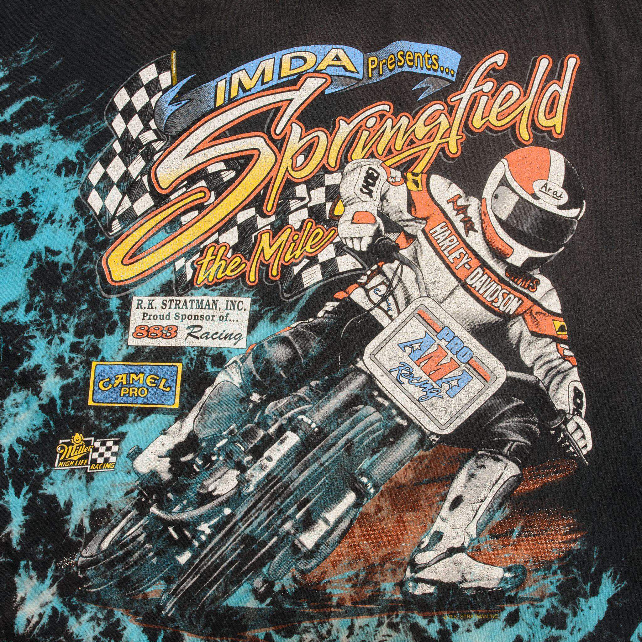 VINTAGE SPRINGFIELD THE MILE TEE SHIRT 1994 SIZE XL