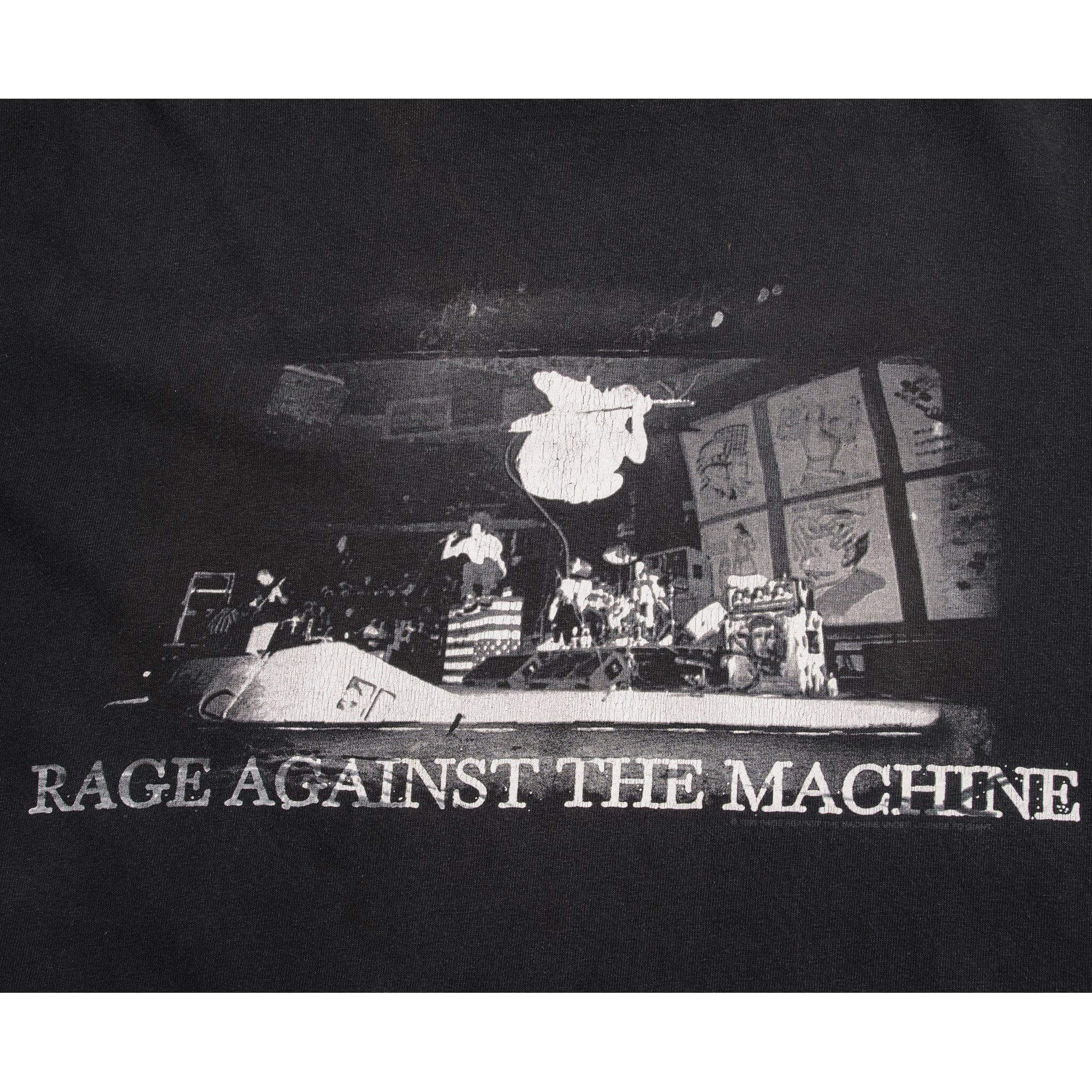 VINTAGE RAGE AGAINST THE MACHINE TEE SHIRT SIZE MEDIUM MADE IN USA