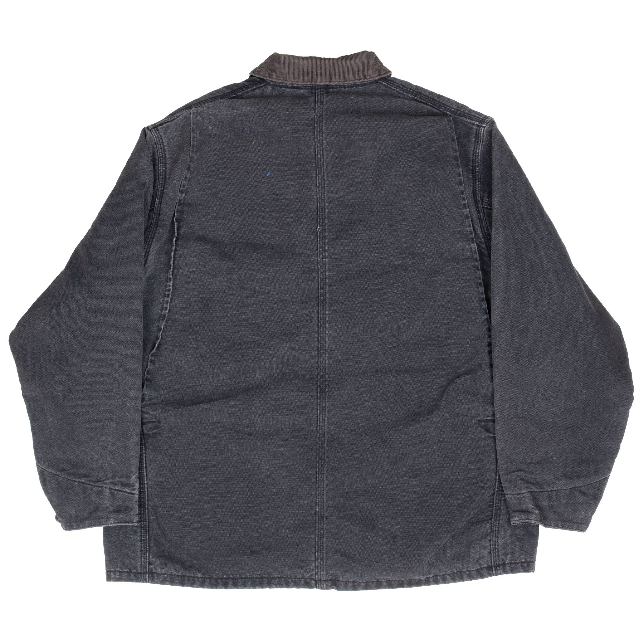 Vintage Carhartt Michigan Style Blanket Lined Black Jacket 1990S Size XL