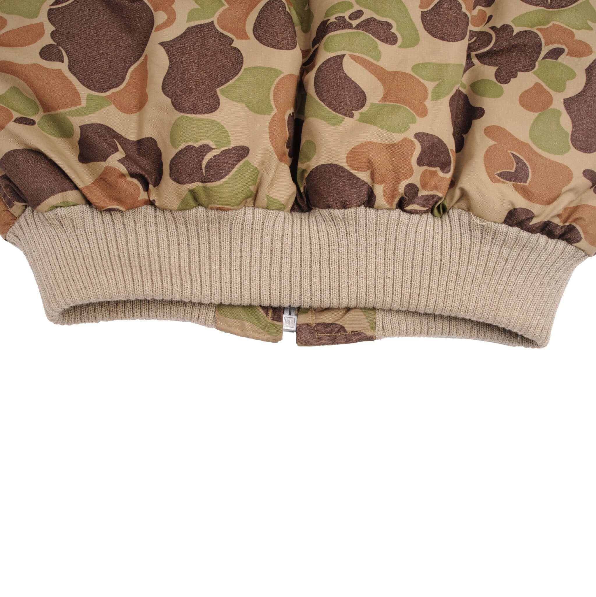 Vintage Woods Arctic Brand Duck Camo Puffer Hunting Jacket Size Medium