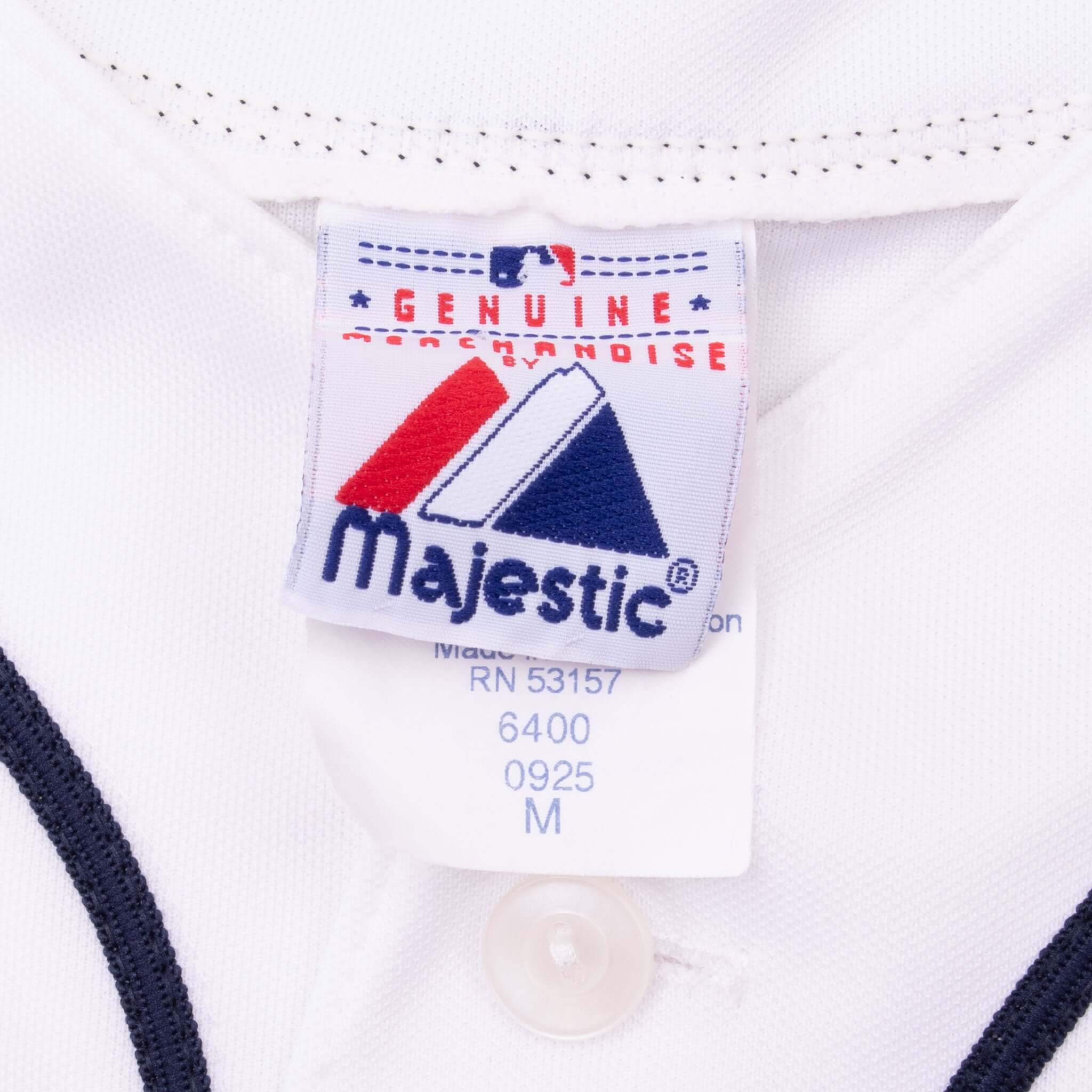 Vintage Mlb Cleveland Indians Majestic Jersey 1990S Size Medium Made In Usa