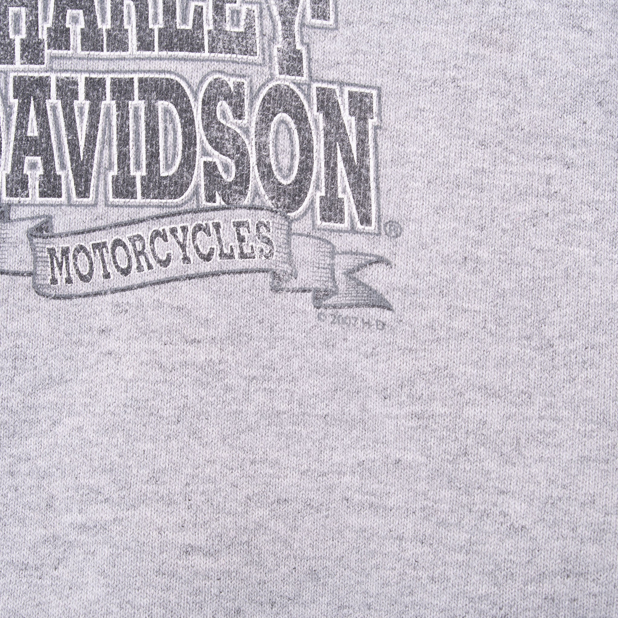 Vintage Harley Davidson Barnett El Paso Texas Zip Up Hoodie 2007 Size 2XL