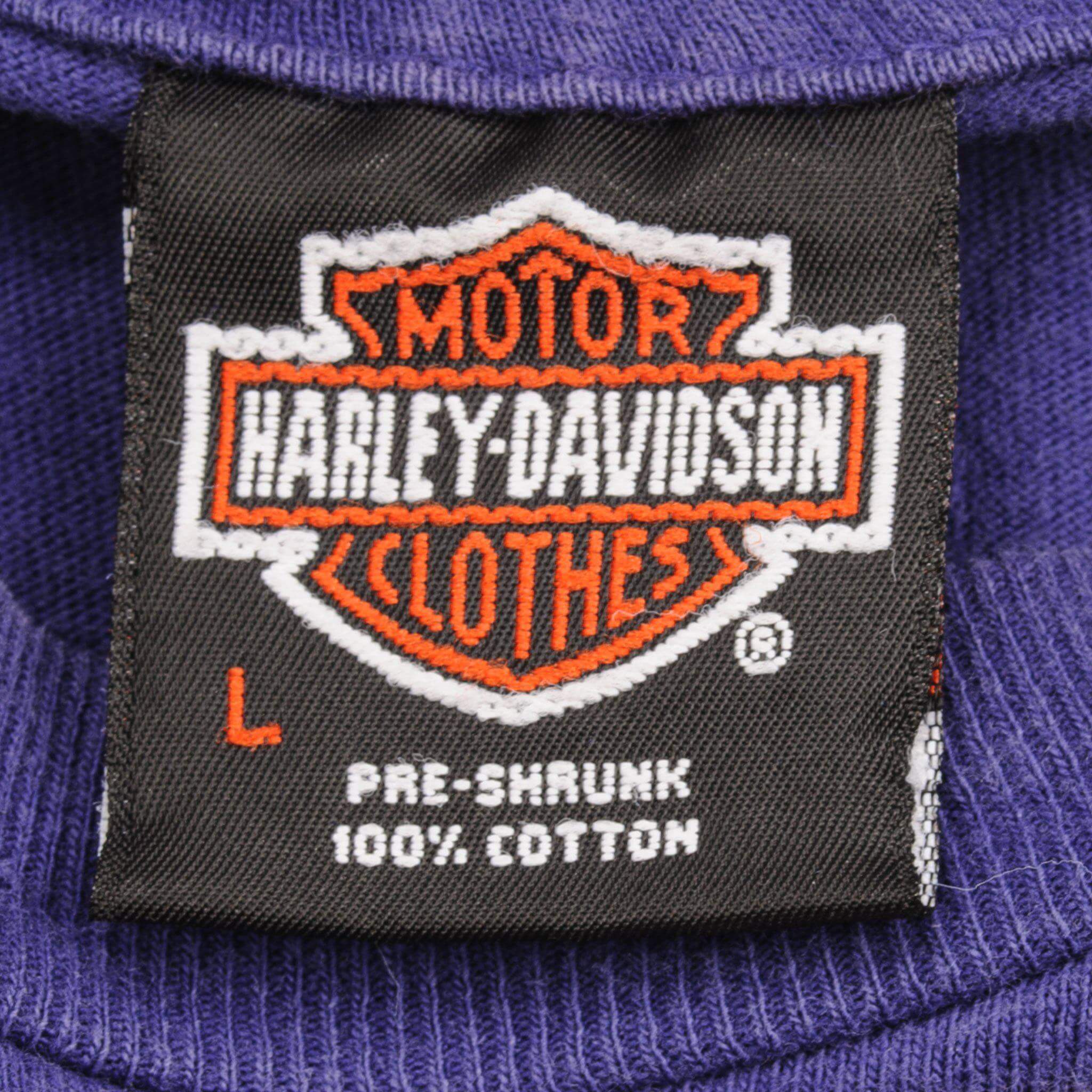 VINTAGE HARLEY DAVIDSON TEE SHIRT 1996 SIZE LARGE MADE IN USA