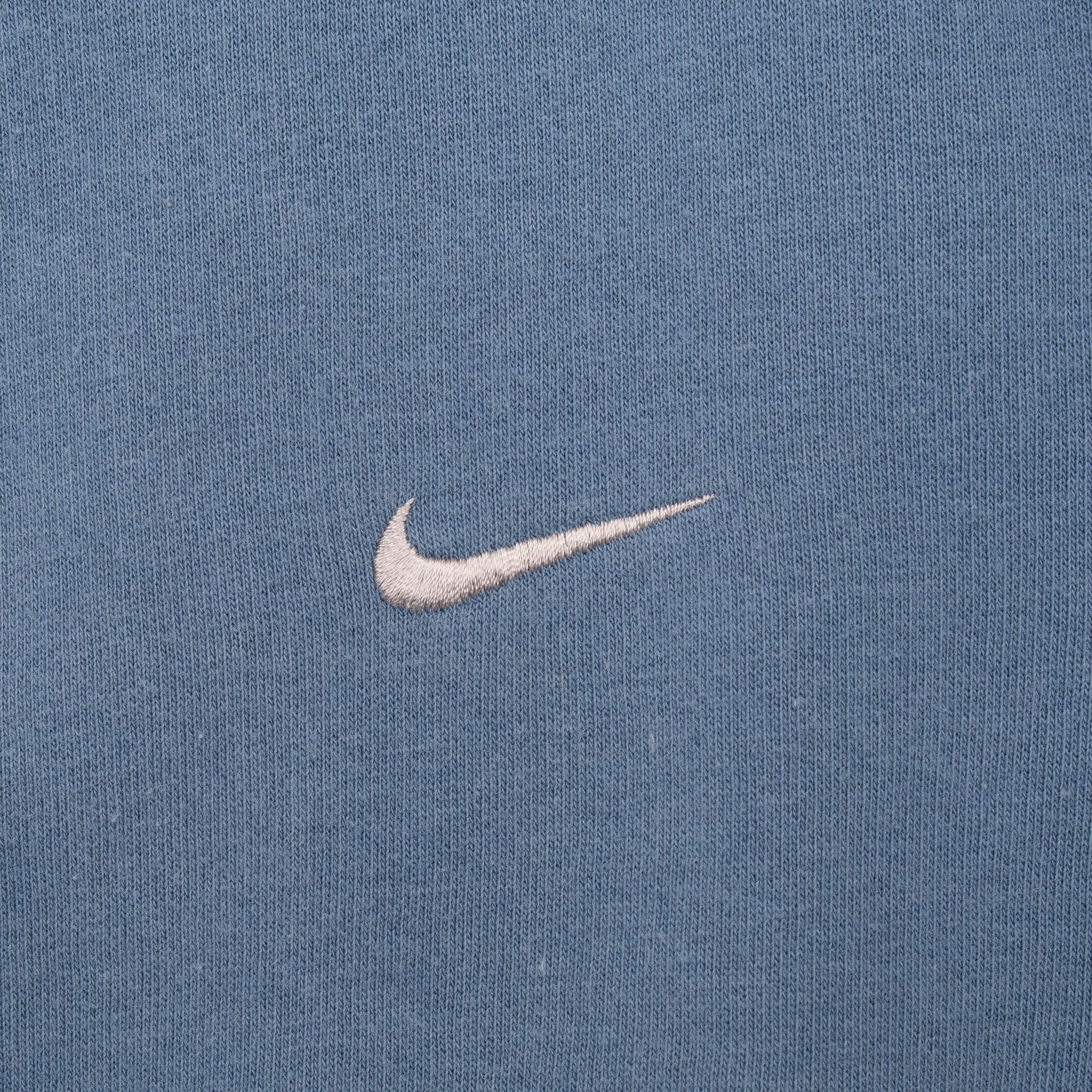 Vintage Nike Classic Swoosh Blue Sweatshirt 2000S Size 2XL