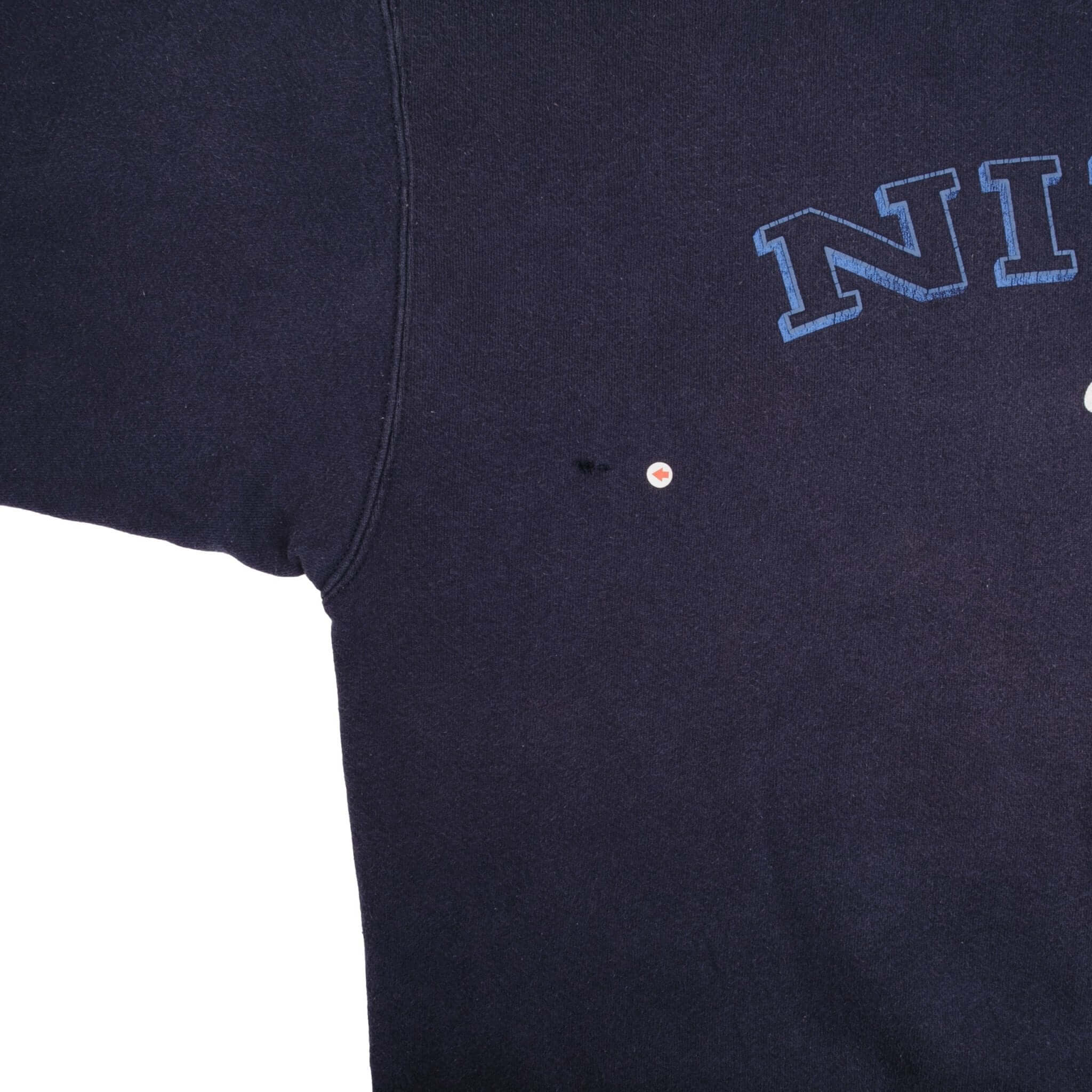 VINTAGE NIKE SPELLOUT SWOOSH SWEATSHIRT 1990S SIZE LARGE MADE IN USA