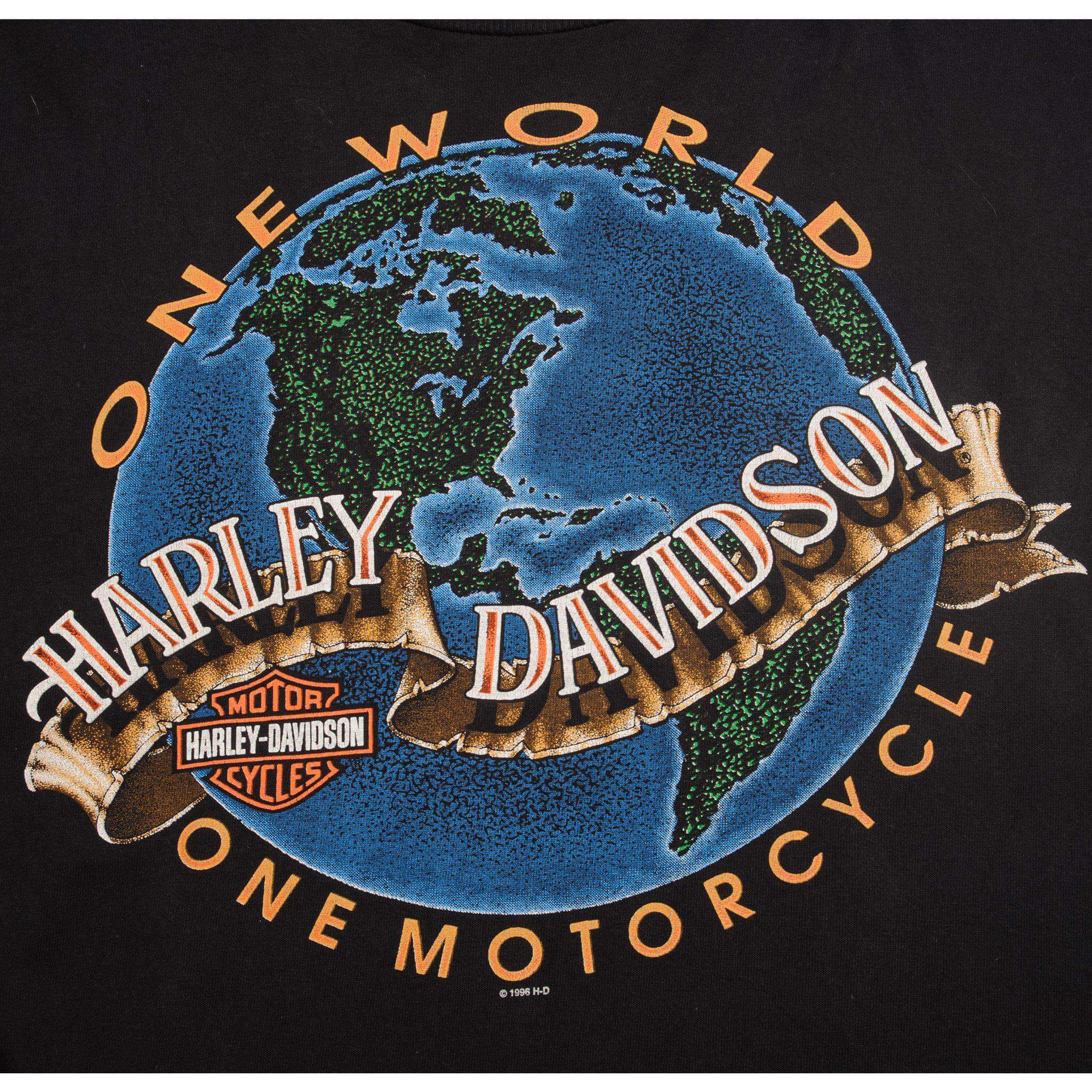 VINTAGE HARLEY DAVIDSON TEE SHIRT 1996 SIZE XL