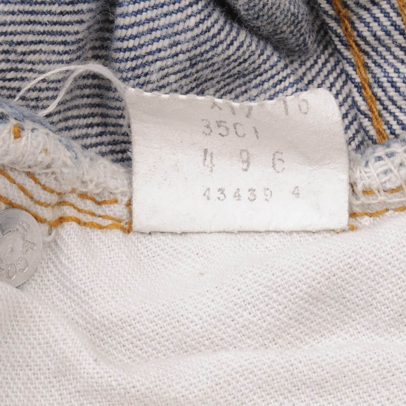 VINTAGE LEVIS 517 JEANS INDIGO SELVEDGE 1980S SIZE W48 L28 MADE IN USA