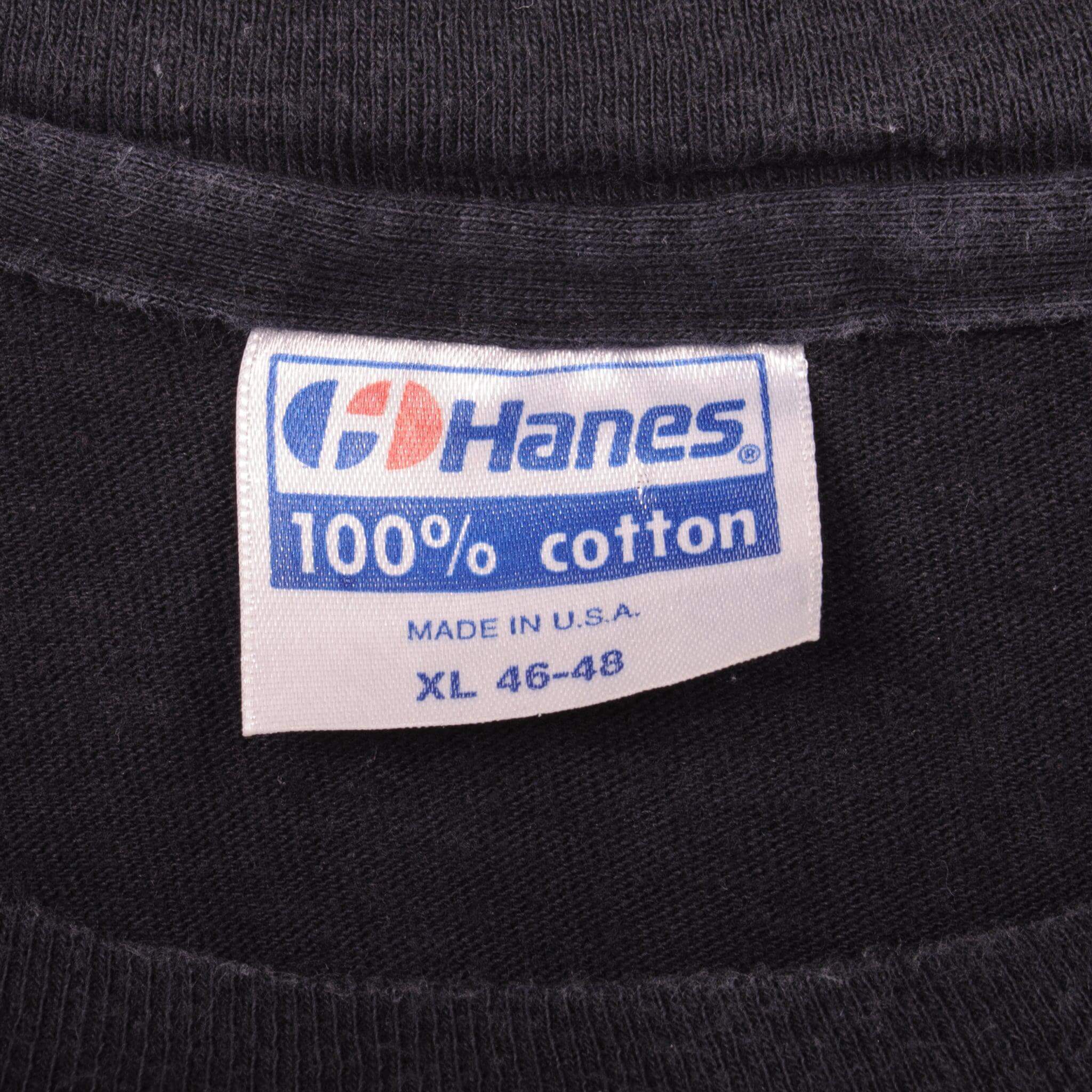 Vintage Ozzy Osbourne Rules Hanes Monowise LTD Tee Shirt 1984 Size Medium Made In USA with single stitch sleeves.