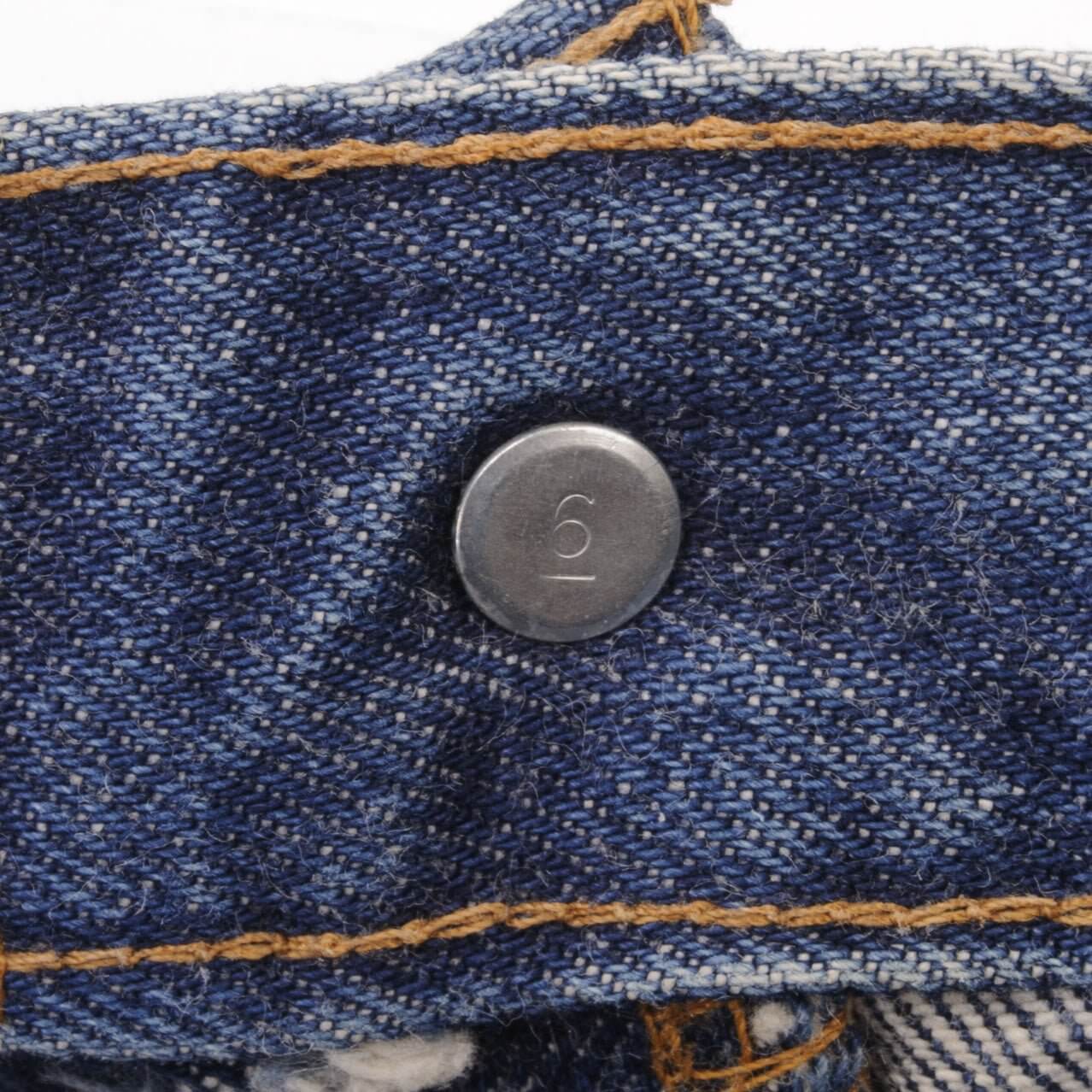 VINTAGE LEVIS 517 JEANS INDIGO SELVEDGE 1980S SIZE W48 L28 MADE IN USA