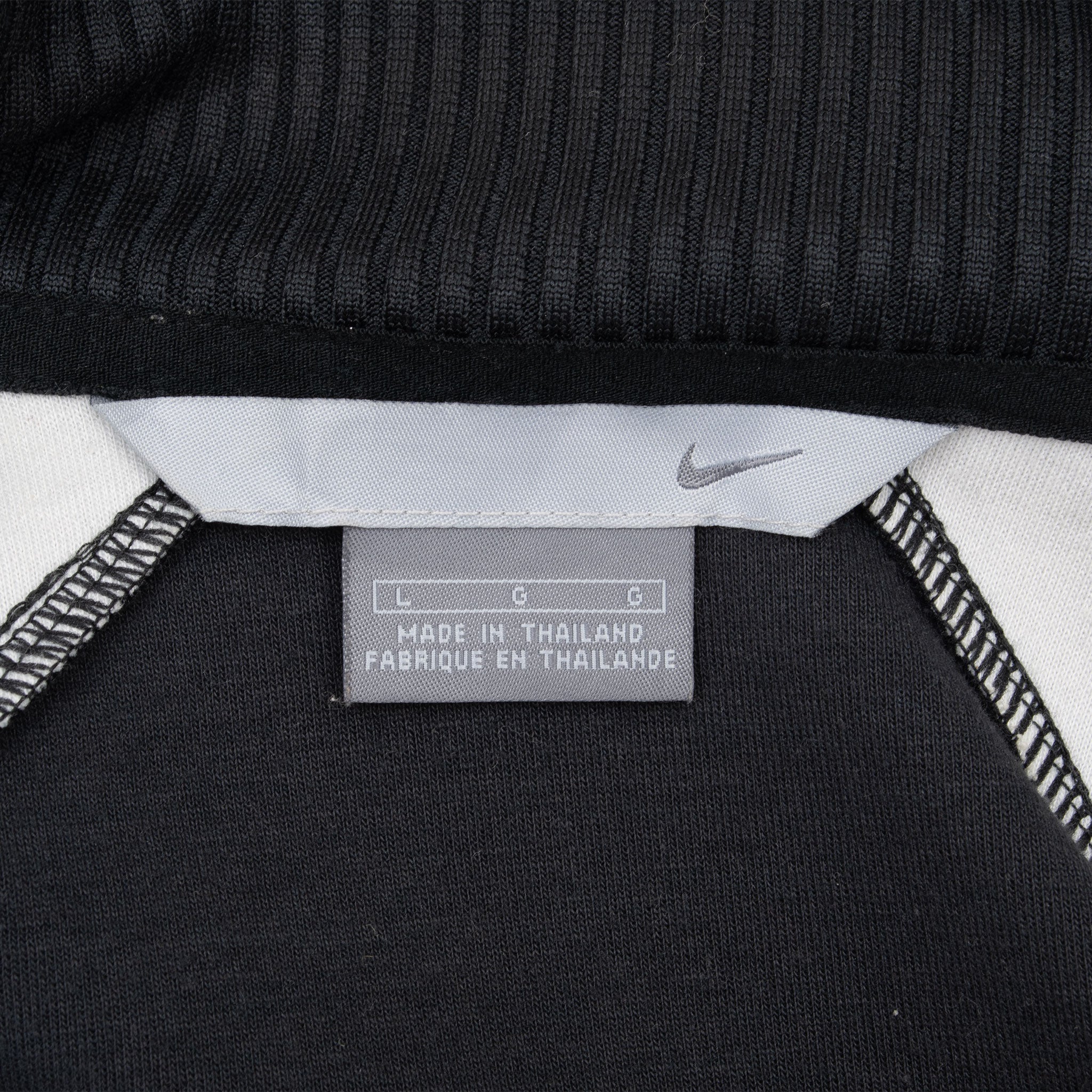 Vintage Nike Winged Foot Black Tracksuit Jacket 2000S Size Large