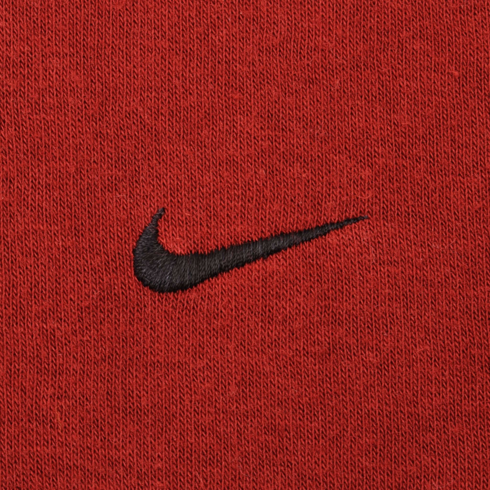 Vintage Red Nike Small Swoosh Sweatshirt 2000S Size Large