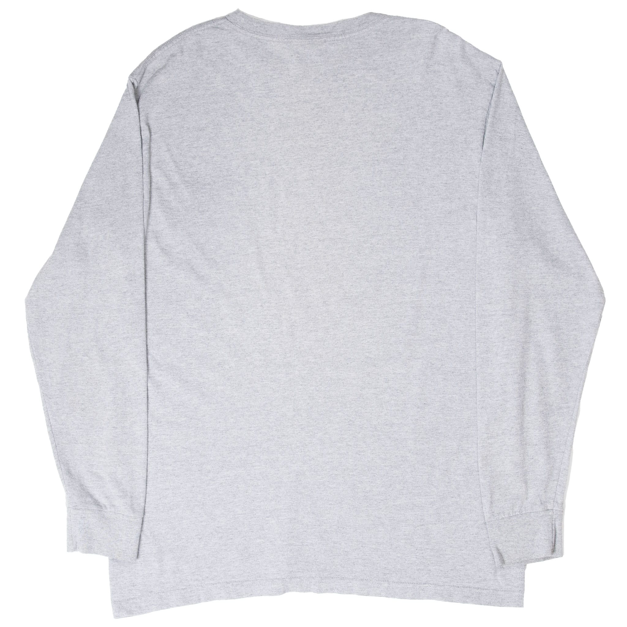 Plain back of grey Polo Jeans Co. Ralph Lauren long-sleeve T-shirt