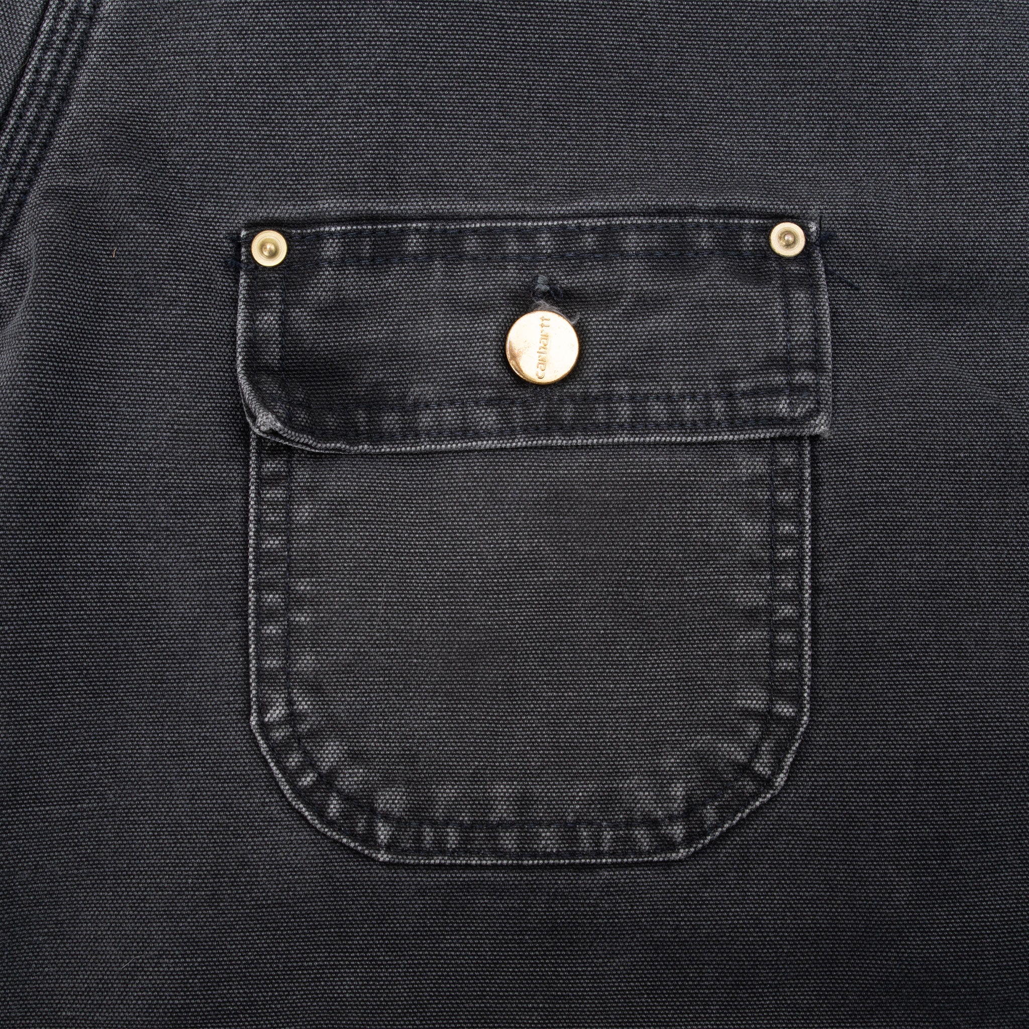 Vintage Carhartt Michigan Style Blanket Lined Black Jacket 1990S Size XL