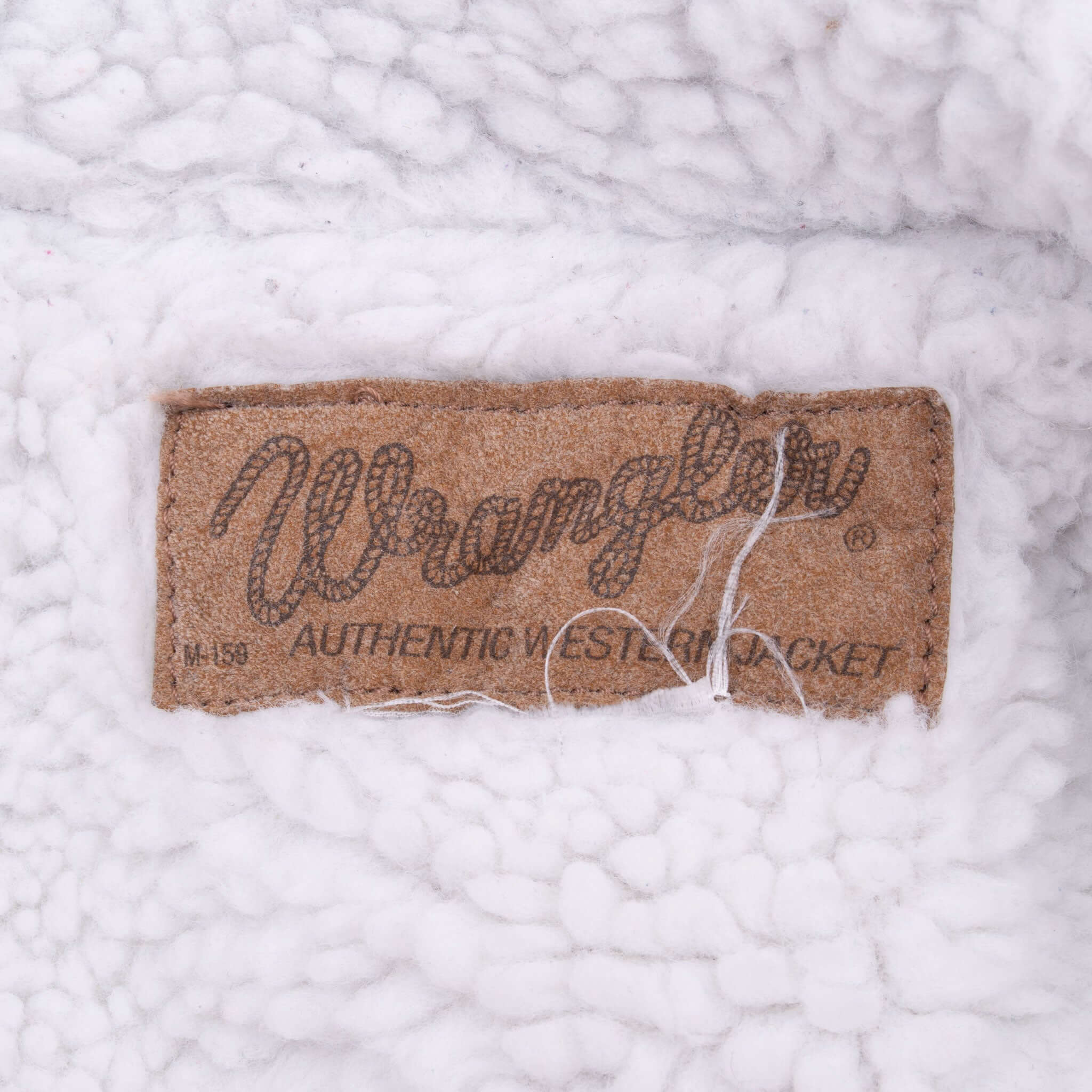 Vintage Wrangler Sherpa Liner Denim Trucker Jacket 1970S Size Large