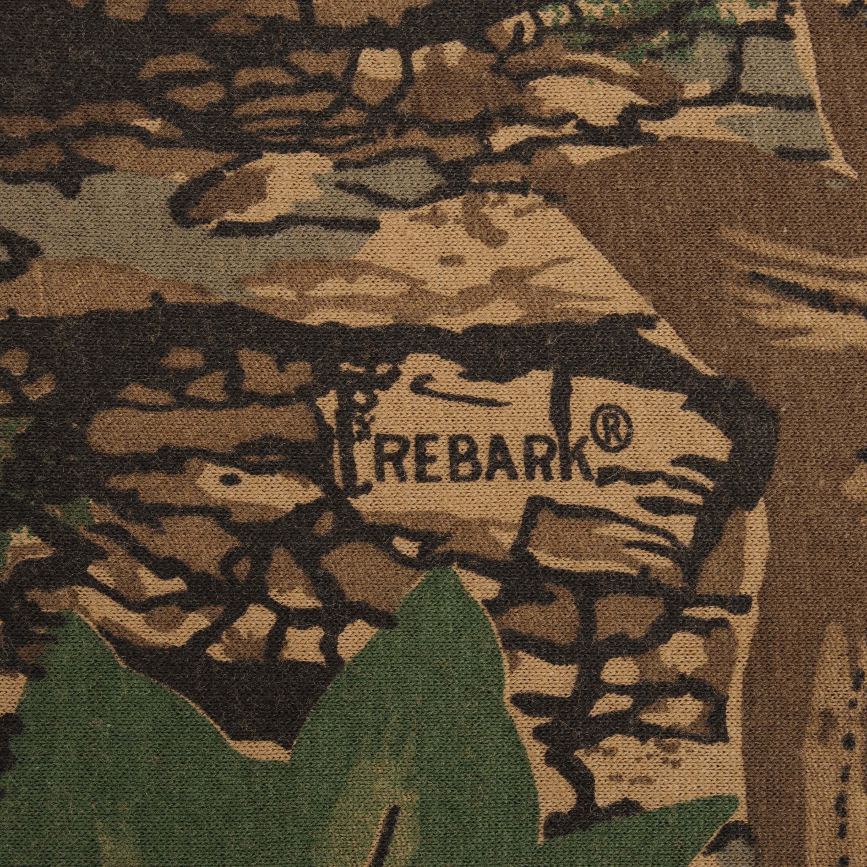 Vintage Hunting Trebark Camo Pocket Tee Shirt 1990S Size Small Made In USA With Single Stitch Sleeves