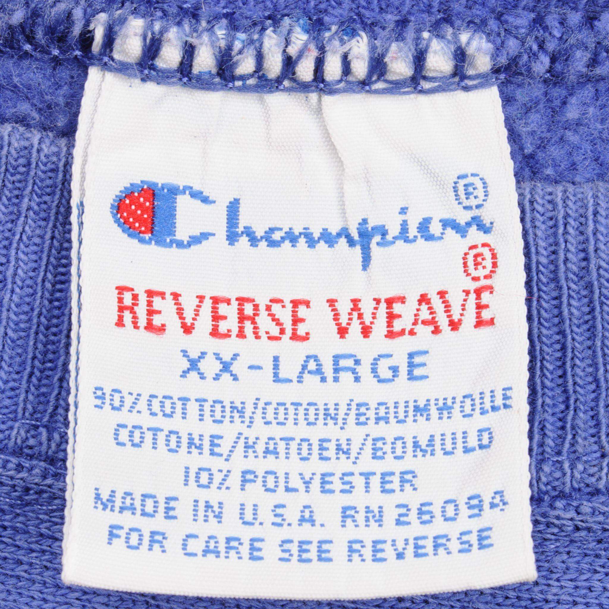 VINTAGE CHAMPION REVERSE WEAVE OWATONNA WRESTLING SWEATSHIRT 1990S XL MADE USA