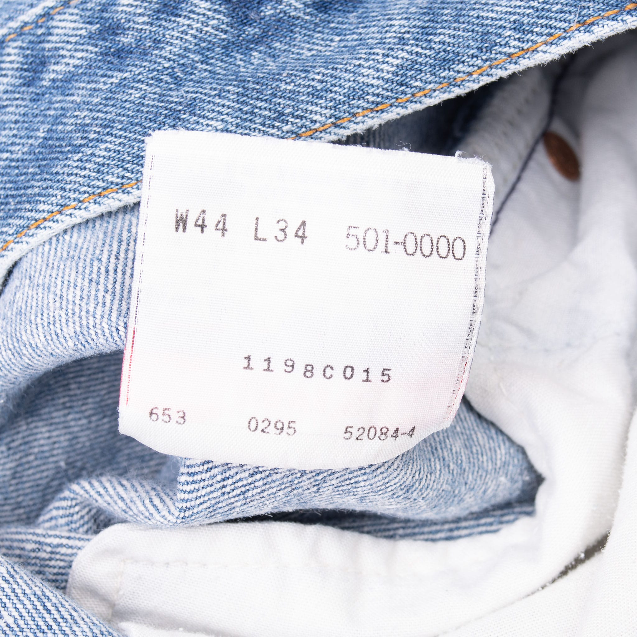 VINTAGE LEVIS 501 BLUE JEANS INDIGO 1990S SIZE 40X30 MADE IN USA