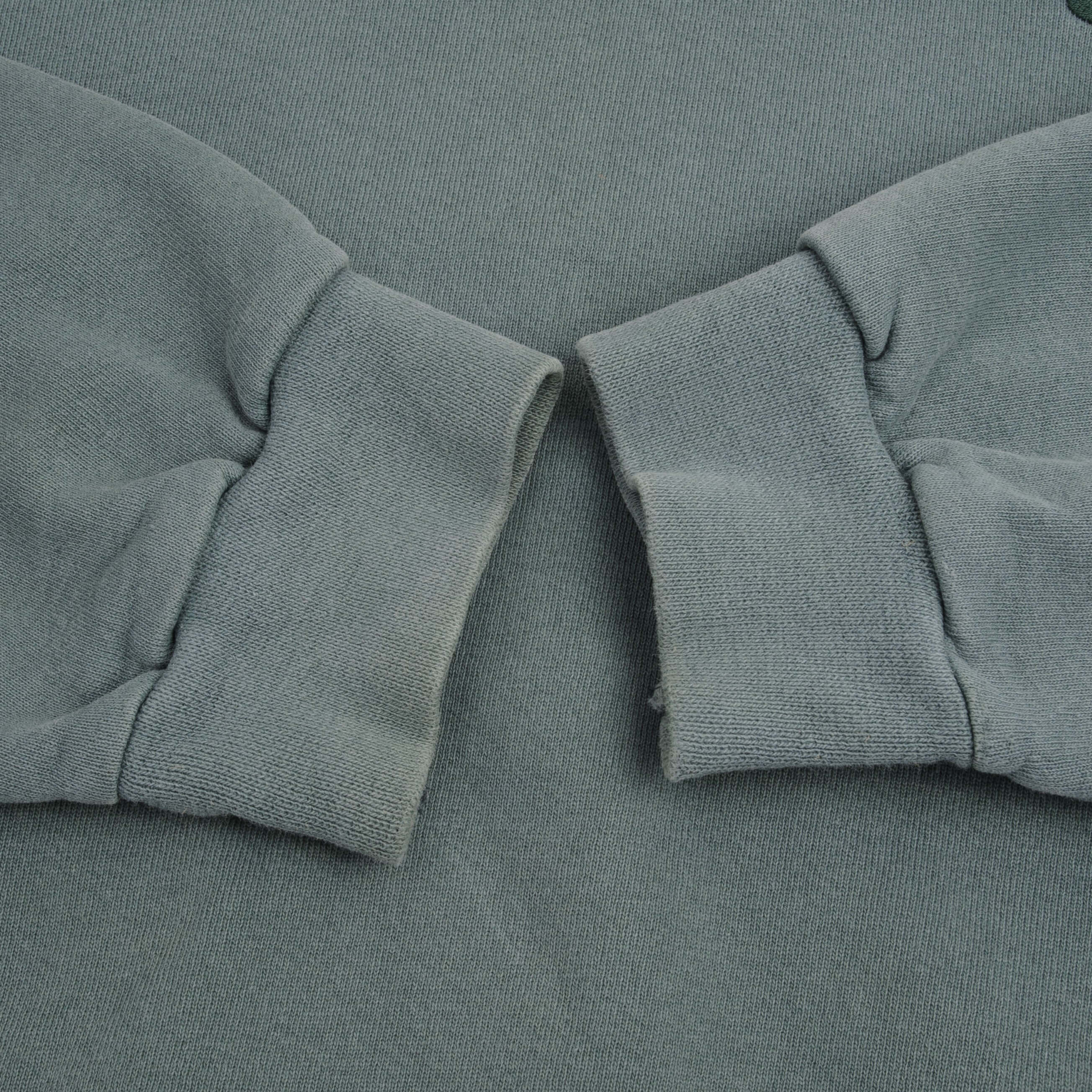 Vintage Nike Classic Swoosh Pine Green Sweatshirt 1990S Size 2XL