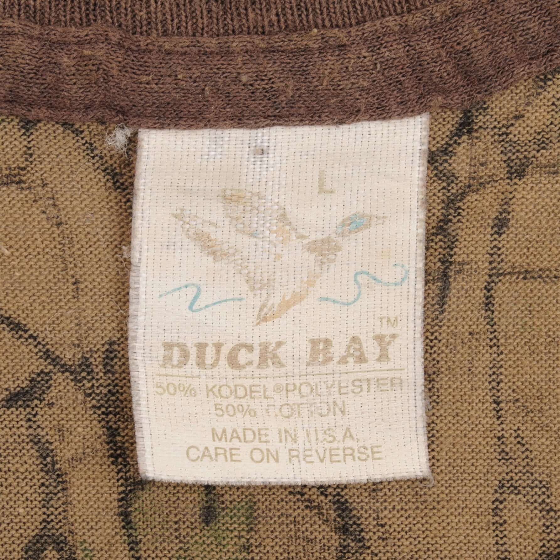 Vintage Hunting Trebark Camo Pocket Tee Shirt 1990S Size Medium Made In USA With Single Stitch Sleeves