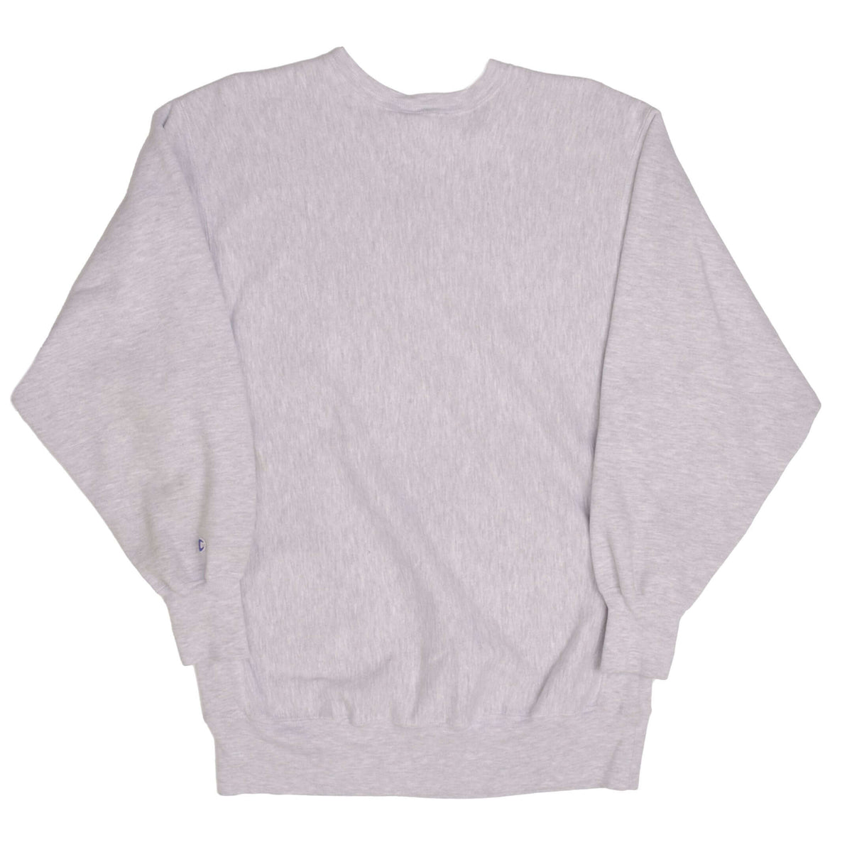 Back of grey Champion Reverse Weave Drexel University sweatshirt