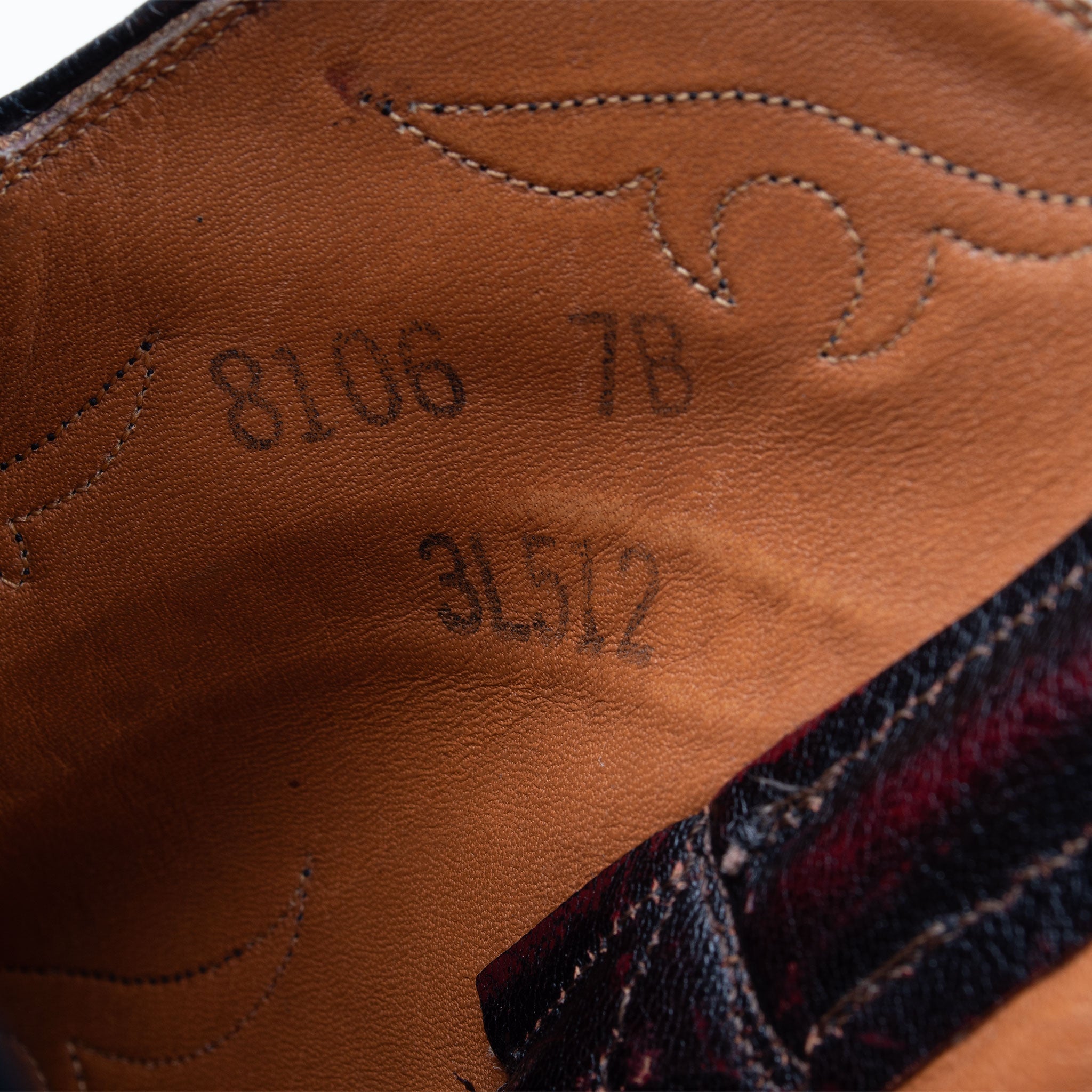 VINTAGE LUCCHESE COWBOY SAN ANTONIO LEATHER BOOTS 8106 SIZE 7 WOMEN MADE IN USA