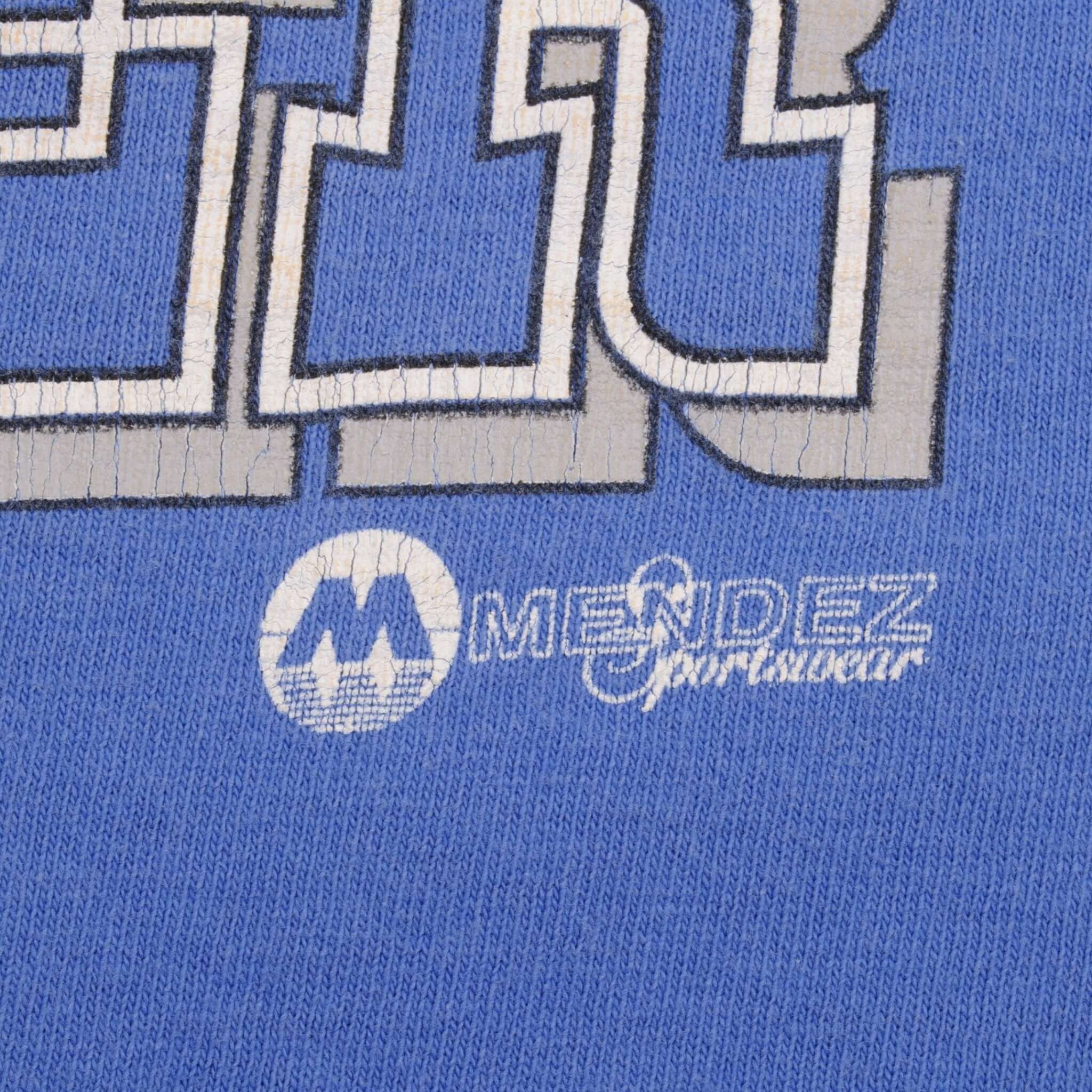 Vintage NFL Denver Broncos Tee Shirt 1990S Size Large Made In USA With Single Stitch Sleeves