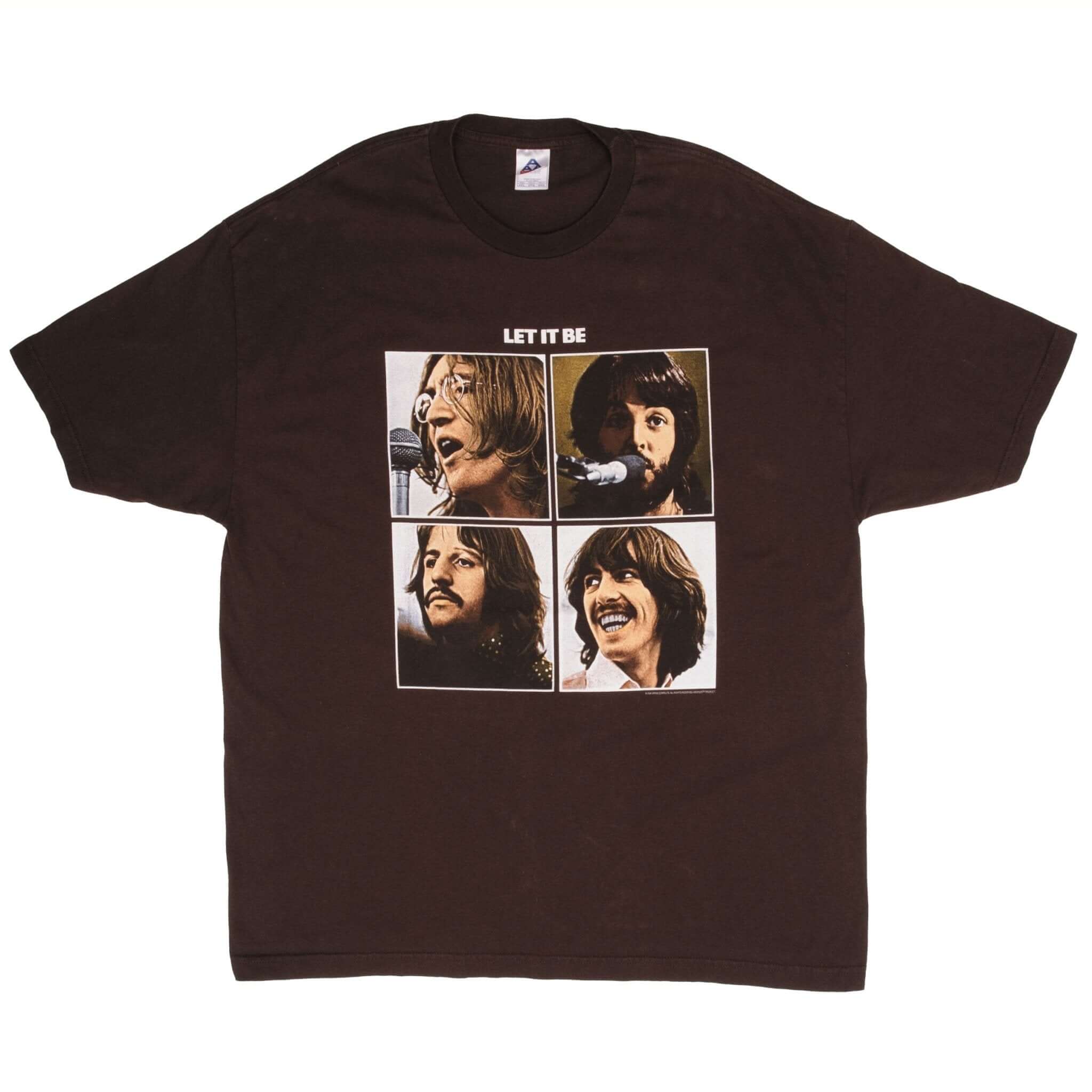 Vintage The Beatles Let It Be 2004 Tee Shirt Size 2XL