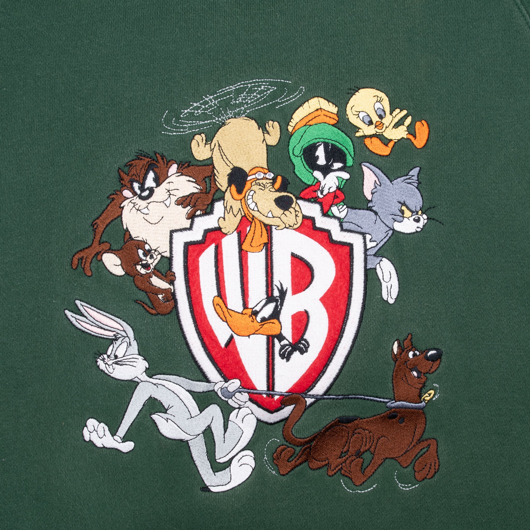 Vintage Warner Bros Looney Tunes Scooby Doo 1990S Sweatshirt Size XL