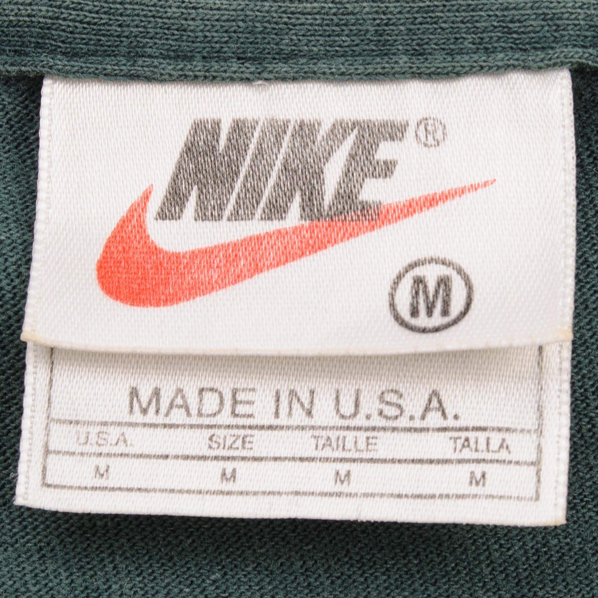 VINTAGE NIKE TEE SHIRT END 1980S EARLY 1990S SIZE MEDIUM MADE IN USA