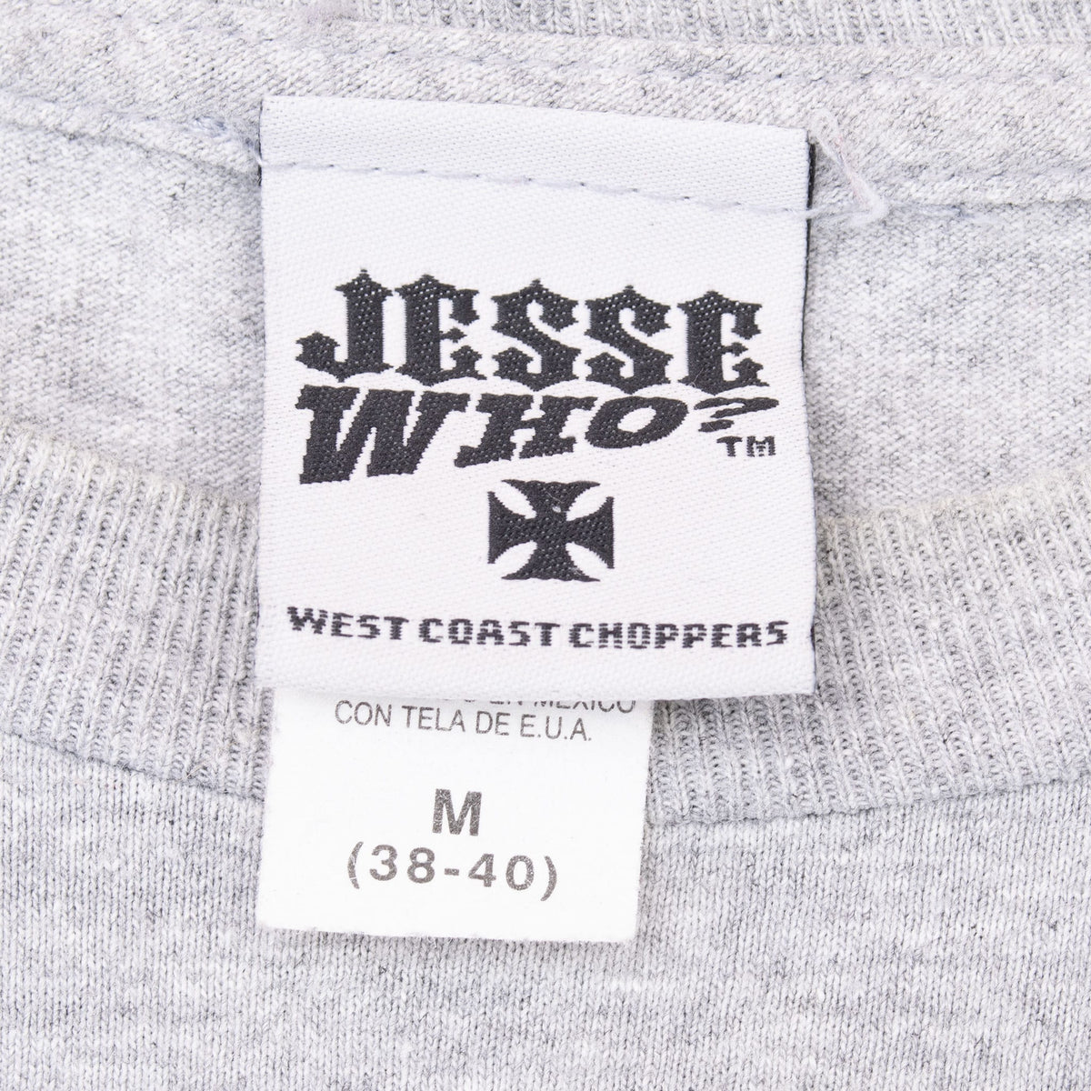 Jesse Who West Coast Choppers neck label marked size M