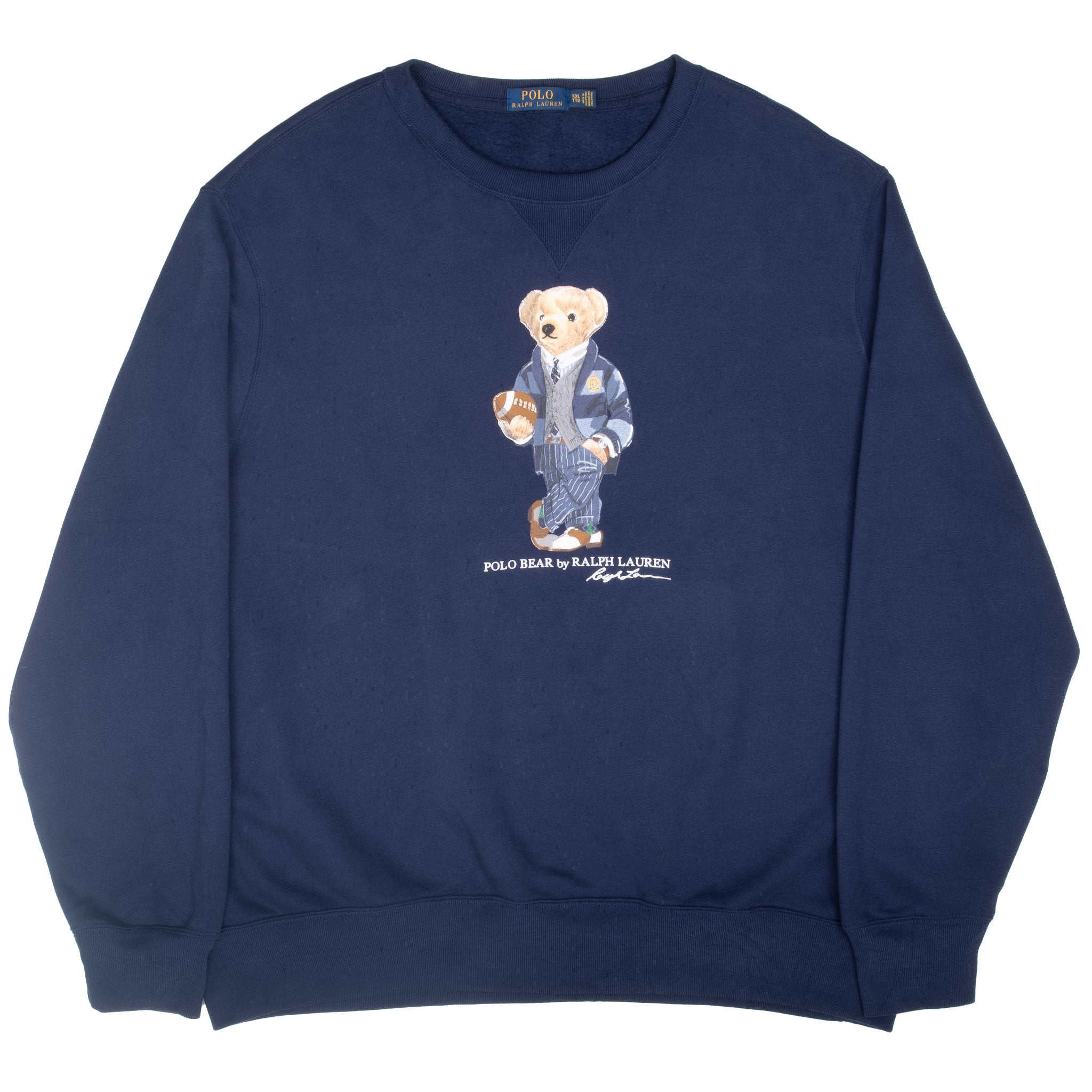 Vintage Ralph Lauren Polo Bear Teddy Bear Sweatshirt Size 2XL