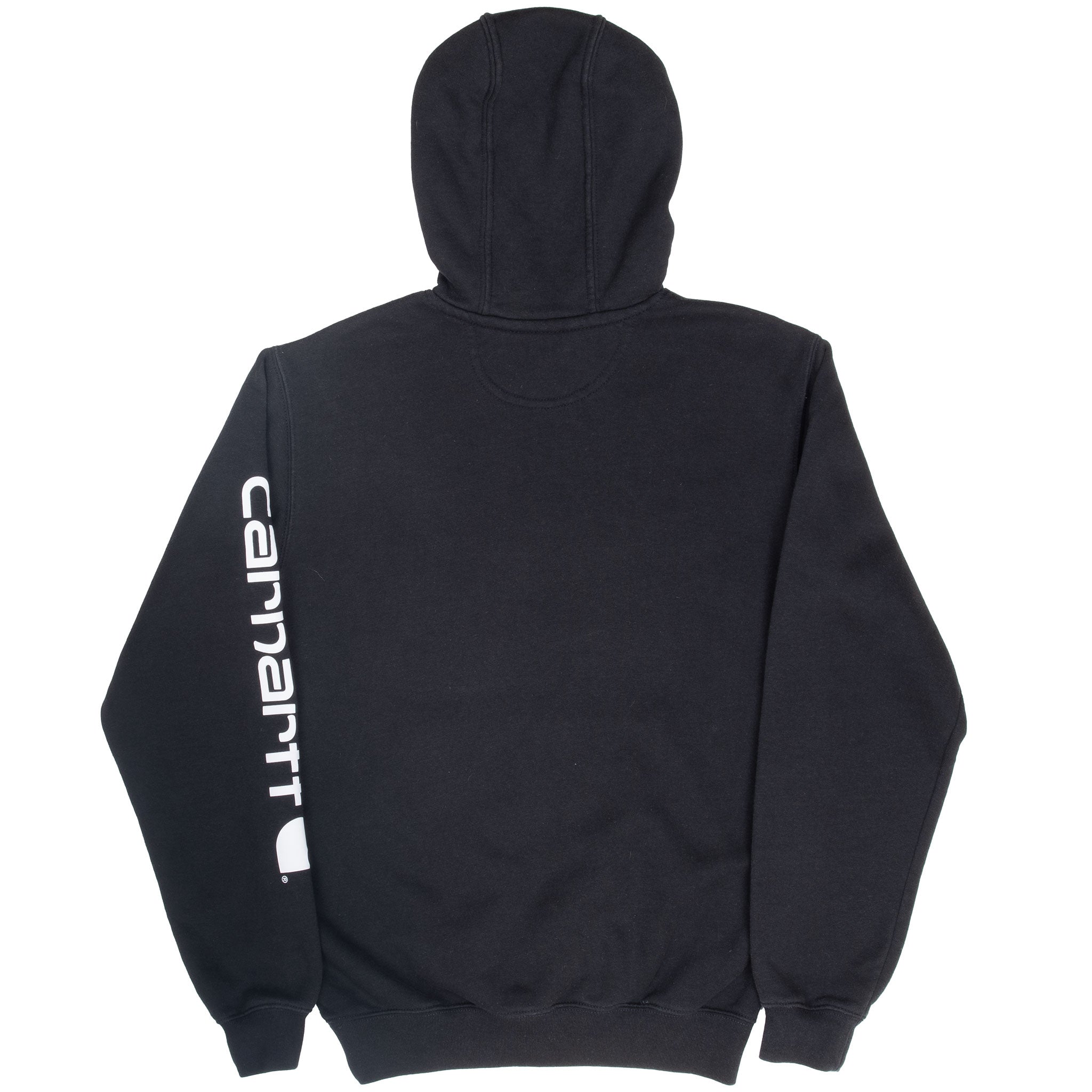 Vintage Carhartt Classic Black Hoodie Sweatshirt Size XS