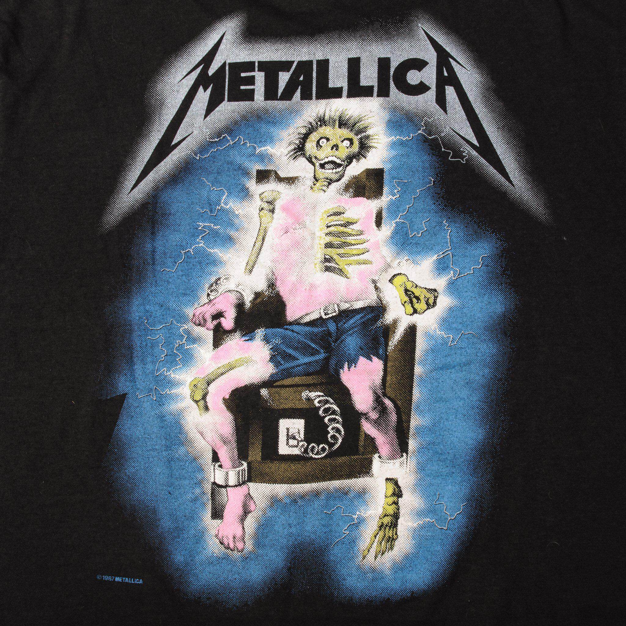 VINTAGE METALLICA TEE SHIRT 1989 SIZE MEDIUM MADE IN USA