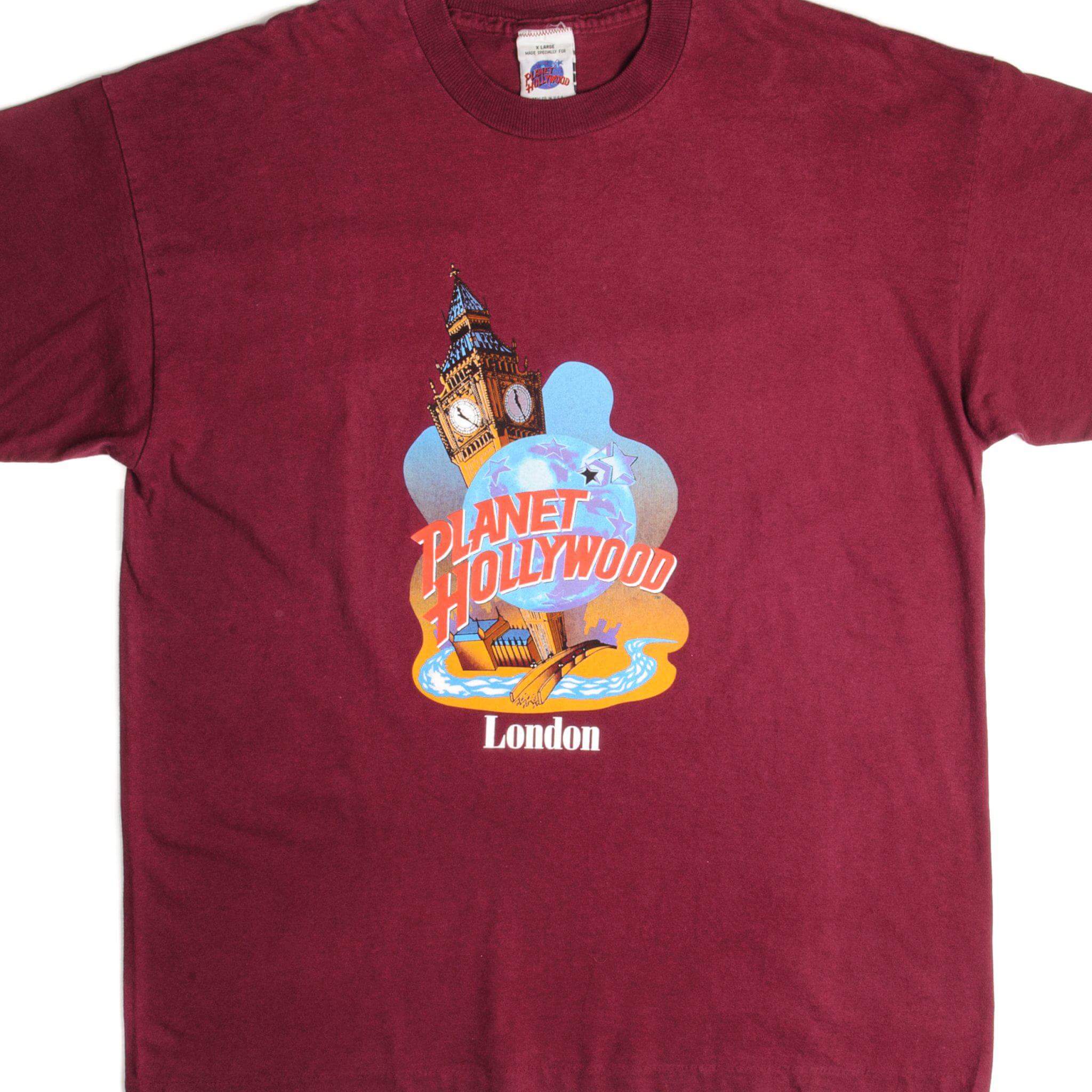 VINTAGE PLANET HOLLYWOOD LONDON TEE SHIRT 1990s SIZE XL