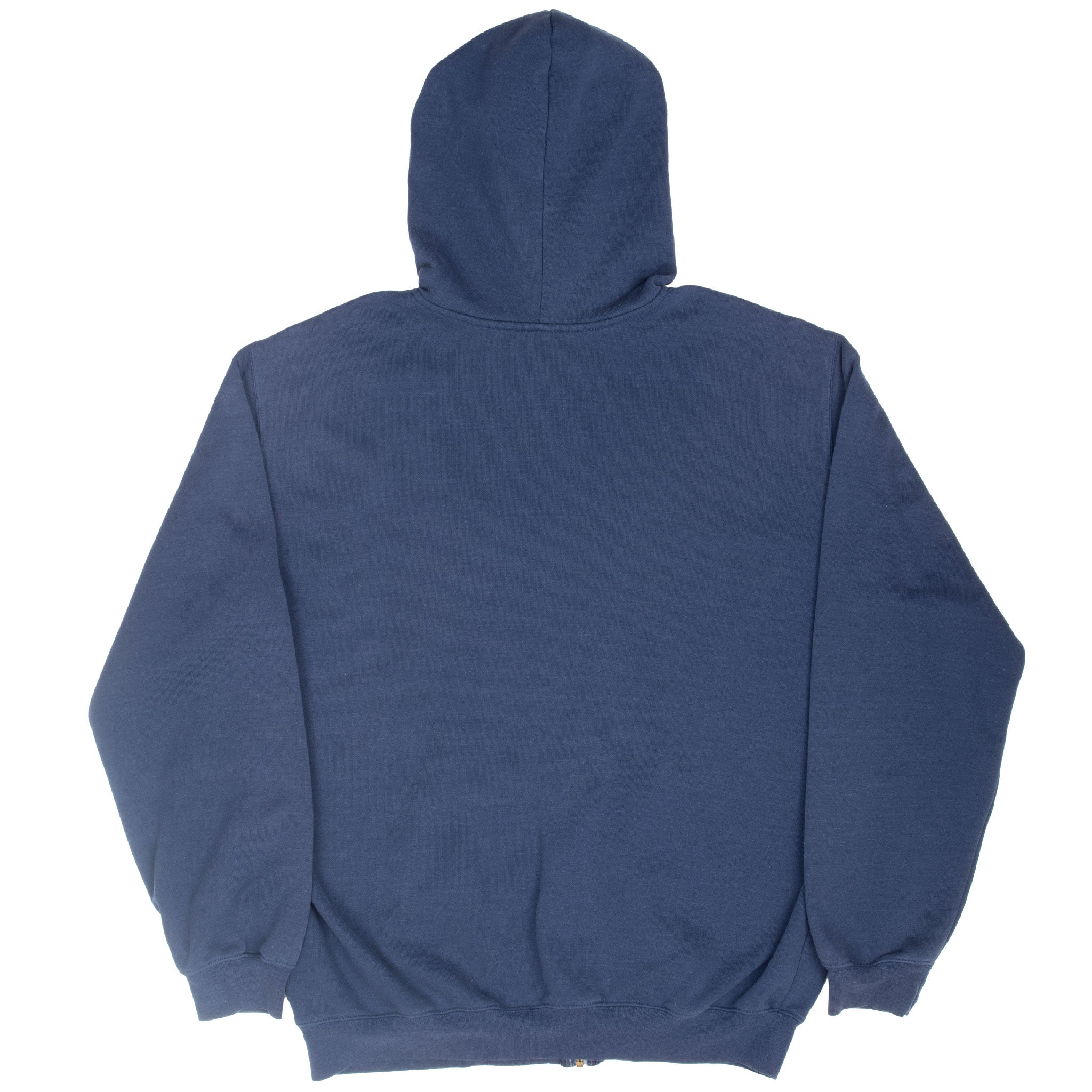 Vintage Carhartt Full Zip Navy Blue Hoodie Sweatshirt Size Large