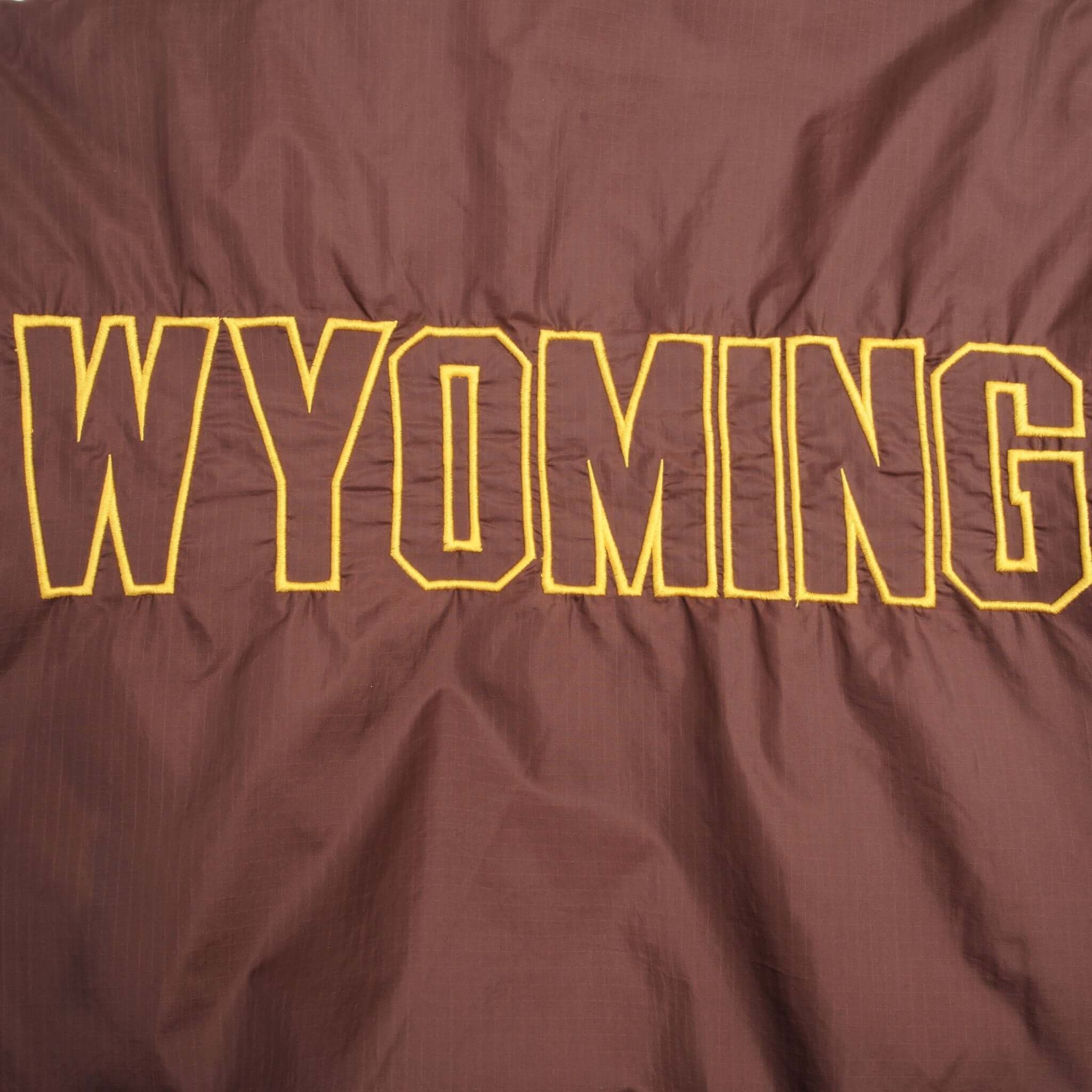 Vintage Ncaa University Of Wyoming 1990S Reversible Heavy Jacket Size Large